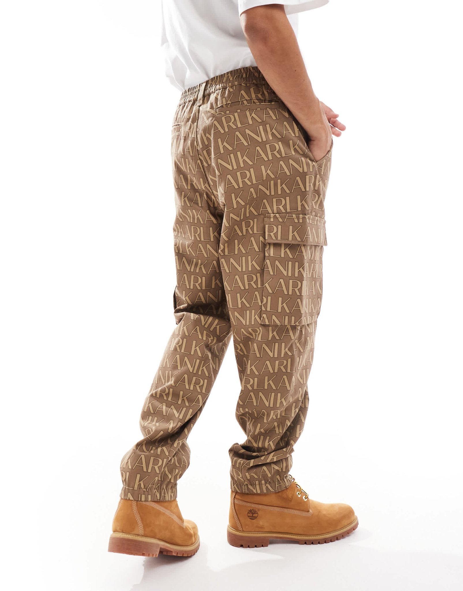Karl Kani co - ord cargo trousers in light beige - ASOS Sample Sale EU Store