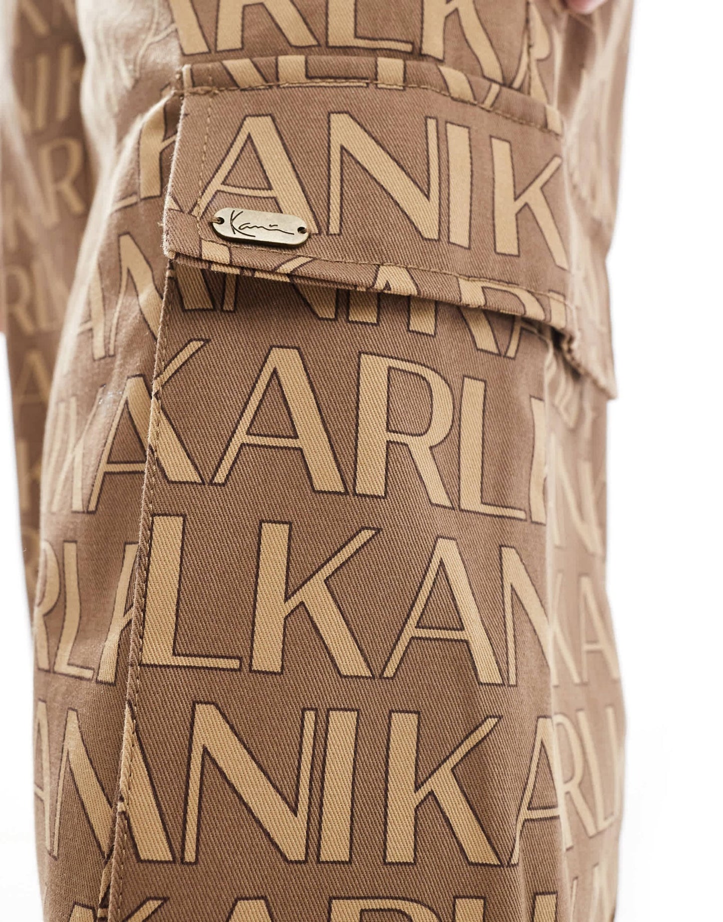 Karl Kani co - ord cargo trousers in light beige - ASOS Sample Sale EU Store