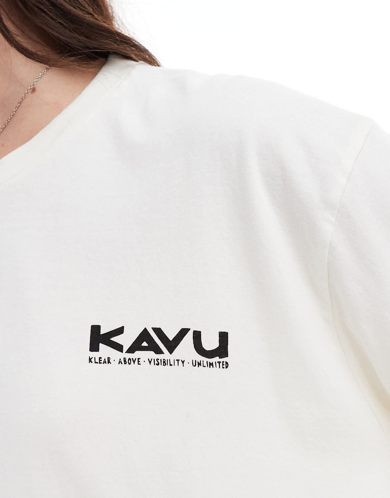 Kavu short sleeve t-shirt in cream - ASOS Sample Sale EU Store