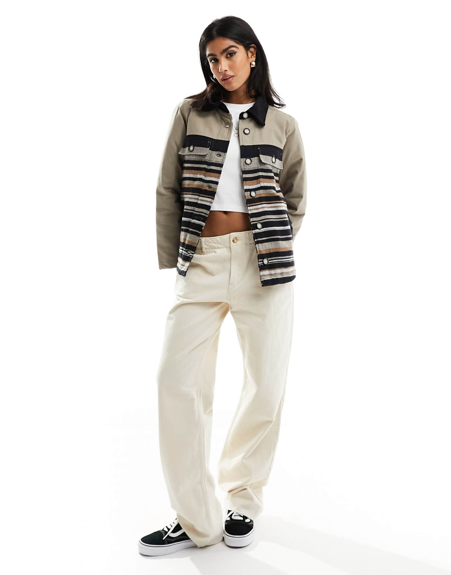 Kavu zaltana workwear jacket in beige - ASOS Sample Sale EU Store