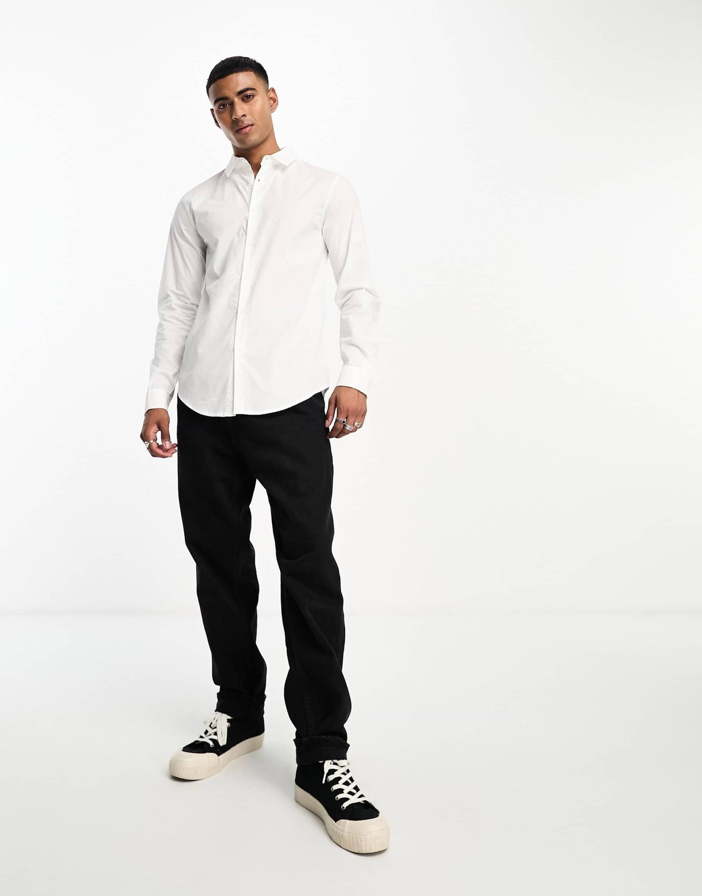 Labelrail x Stan & Tom fitted dress shirt in white - ASOS Sample Sale EU Store
