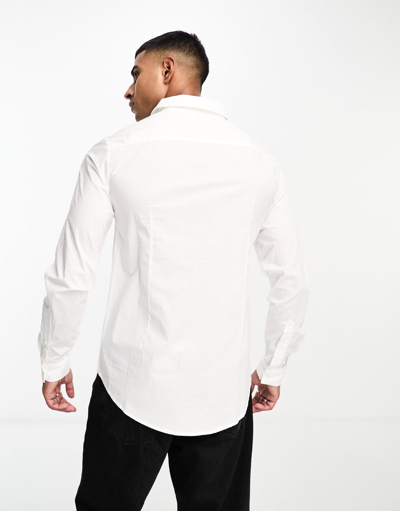 Labelrail x Stan & Tom fitted dress shirt in white - ASOS Sample Sale EU Store