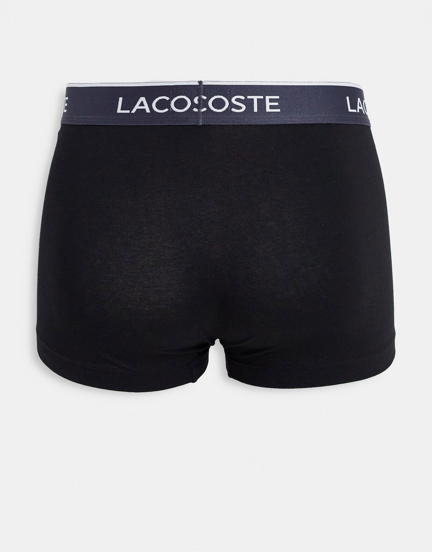 Lacoste 3 pack trunks contrast waistband in black - ASOS Sample Sale EU Store