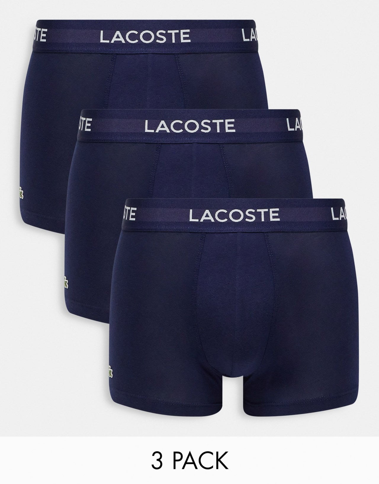 Lacoste 3 pack trunks in navy - ASOS Sample Sale EU Store