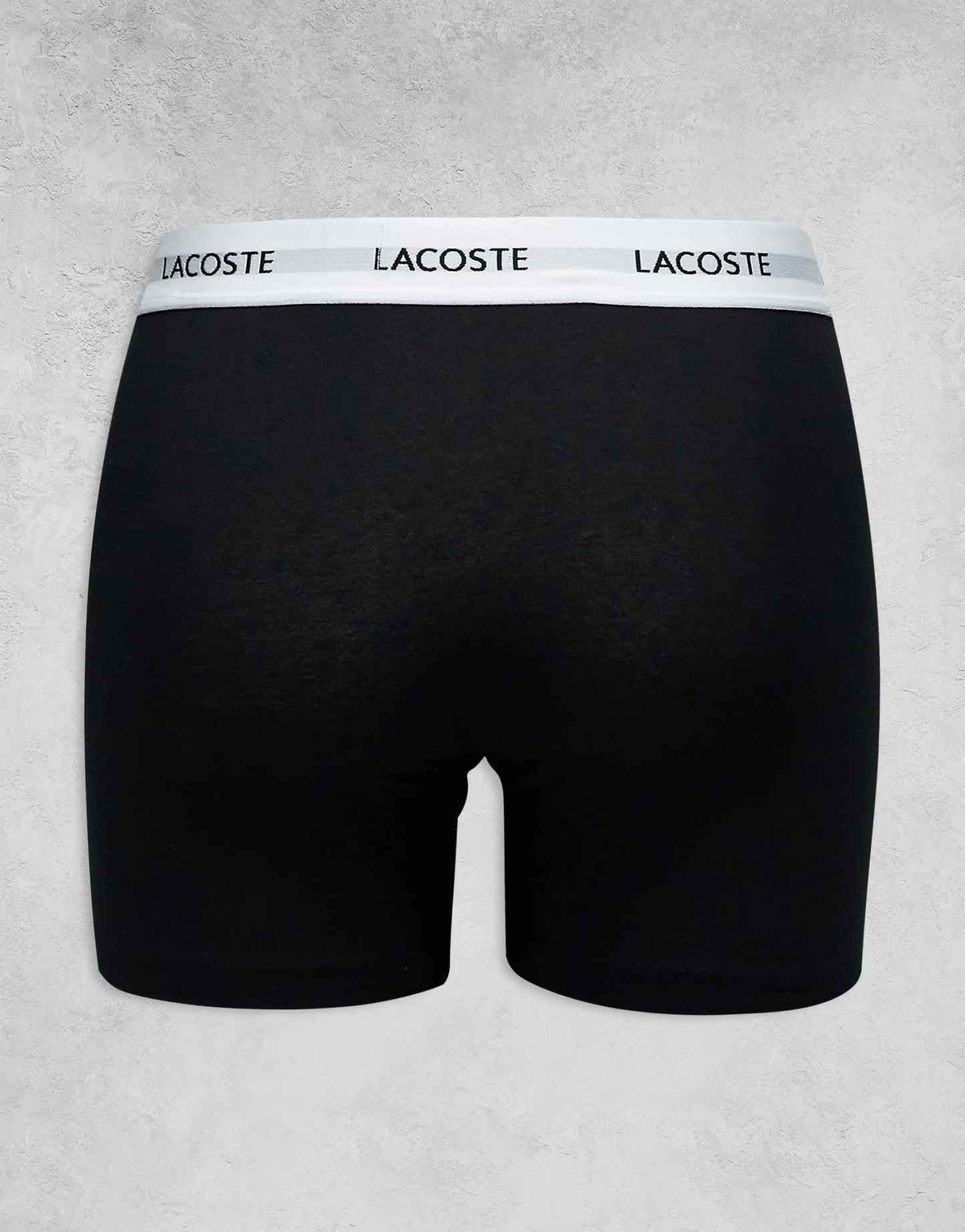 Lacoste 3pack boxer briefs in multi white waistband - ASOS Sample Sale EU Store