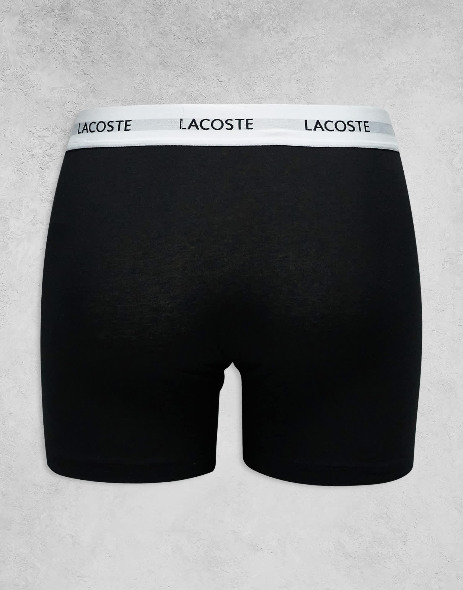 Lacoste 3pack boxer briefs in multi white waistband - ASOS Sample Sale EU Store