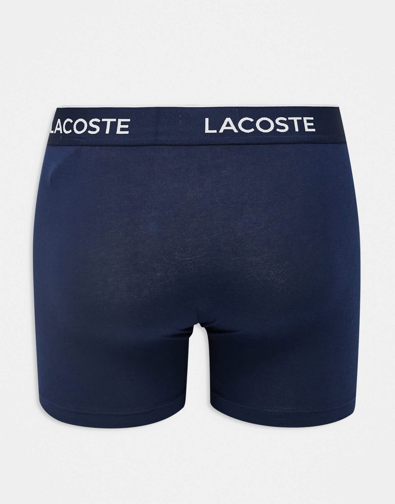Lacoste 3pack boxer briefs in navy with coloured waistbands - ASOS Sample Sale EU Store
