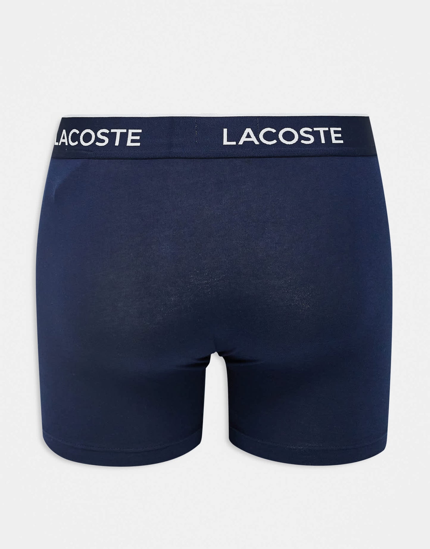 Lacoste 3pack boxer briefs in navy with coloured waistbands - ASOS Sample Sale EU Store