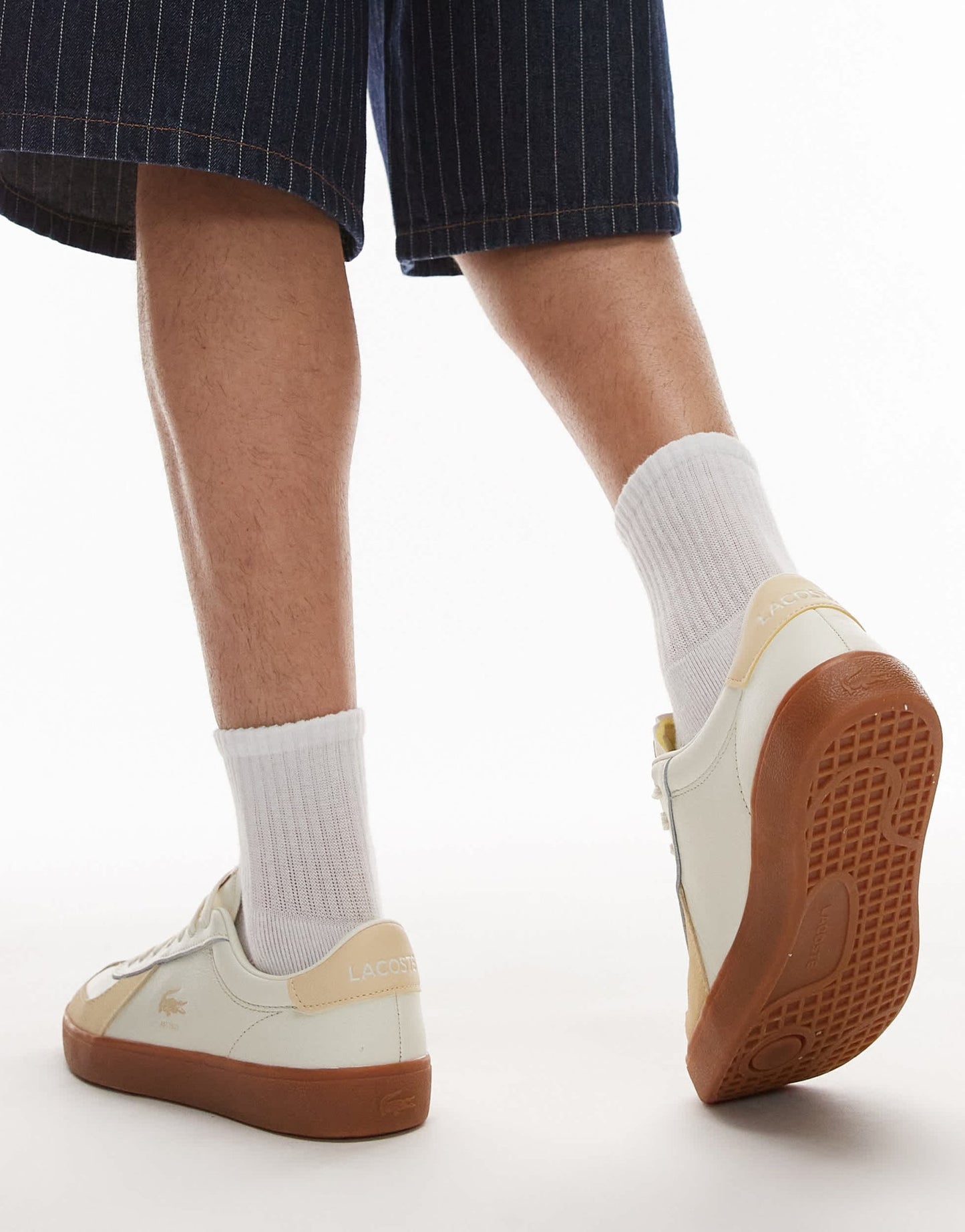 Lacoste baseshot pro trainers in tonal beige - ASOS Sample Sale EU Store