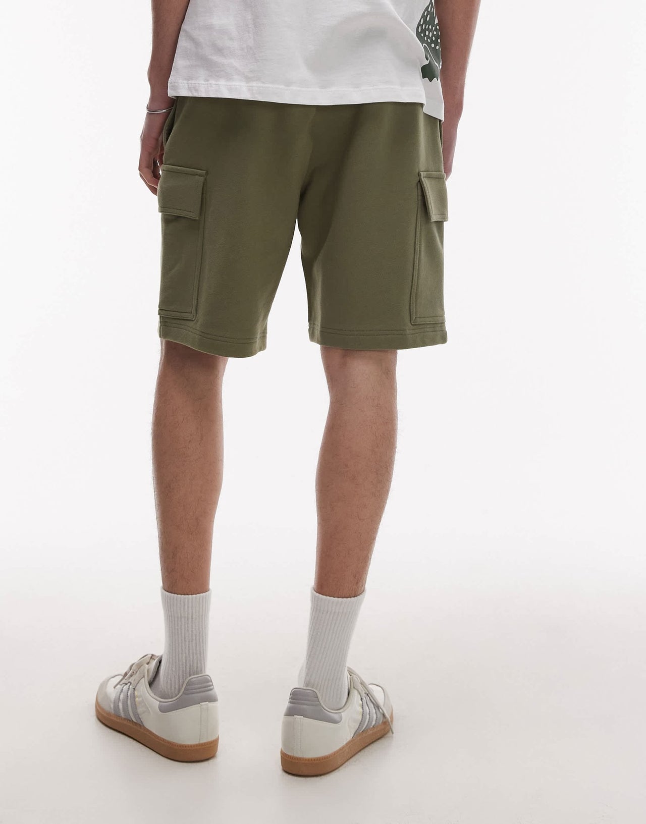 Lacoste cargo short in khaki green - ASOS Sample Sale EU Store