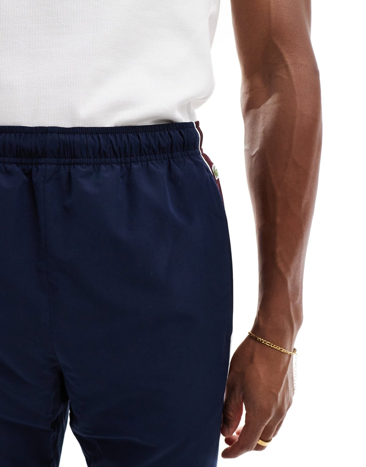 Lacoste colour block sweatpants in navy - ASOS Sample Sale EU Store