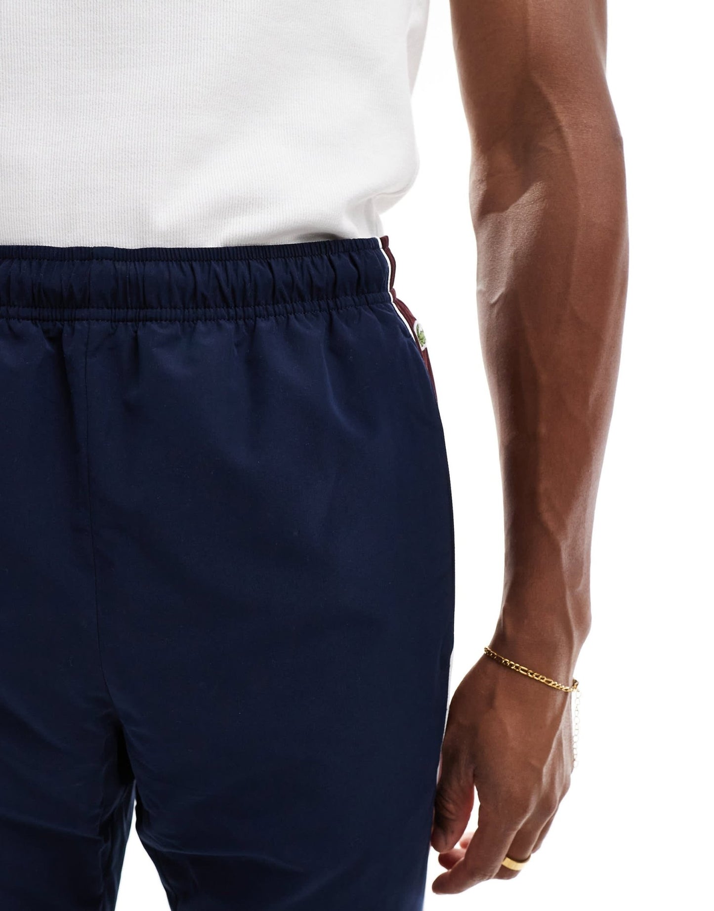 Lacoste colour block sweatpants in navy - ASOS Sample Sale EU Store