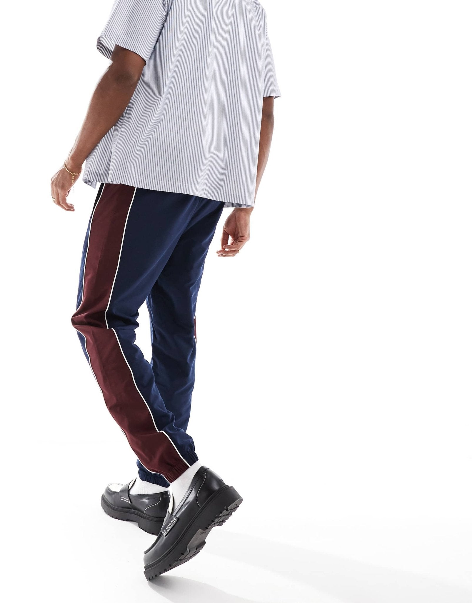 Lacoste colour block sweatpants in navy - ASOS Sample Sale EU Store