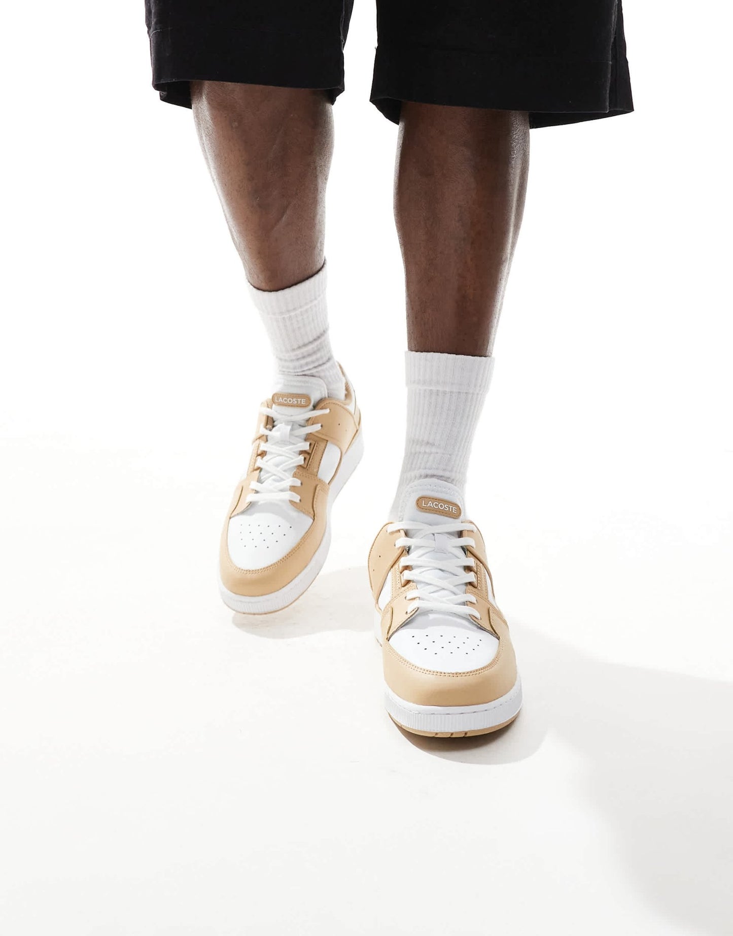 Lacoste court cage 124 1 sma trainers in brown - ASOS Sample Sale EU Store