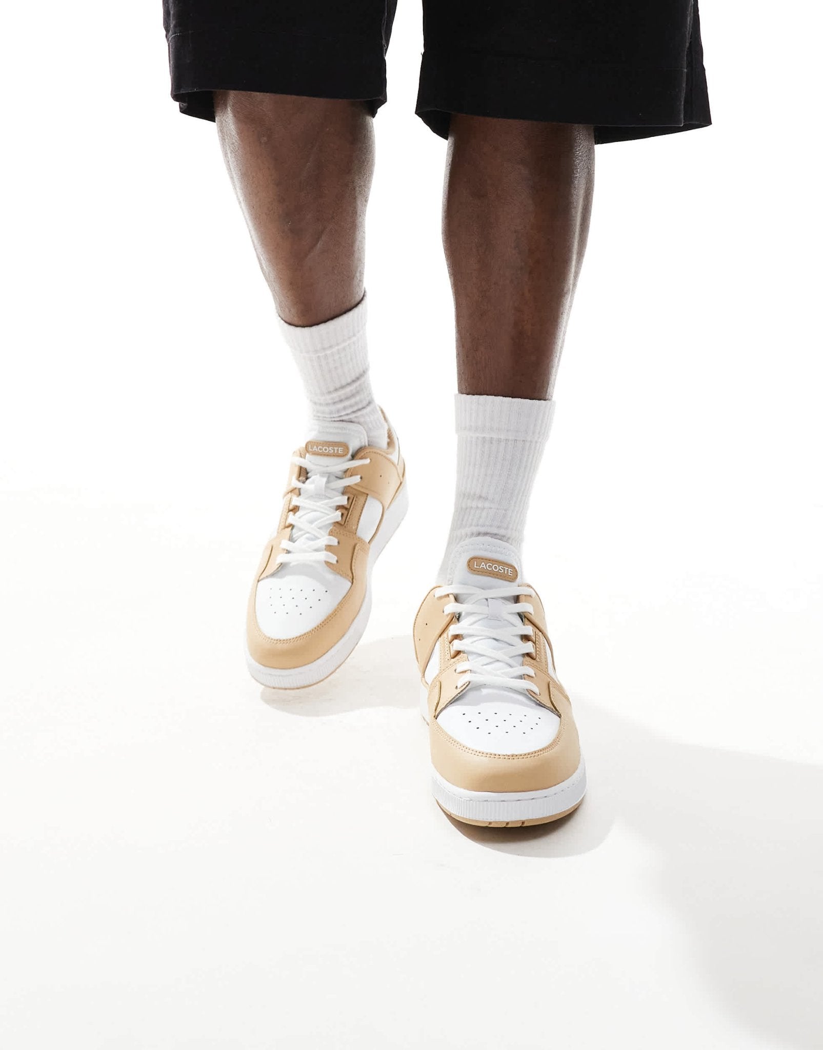Lacoste court cage 124 1 sma trainers in brown - ASOS Sample Sale EU Store