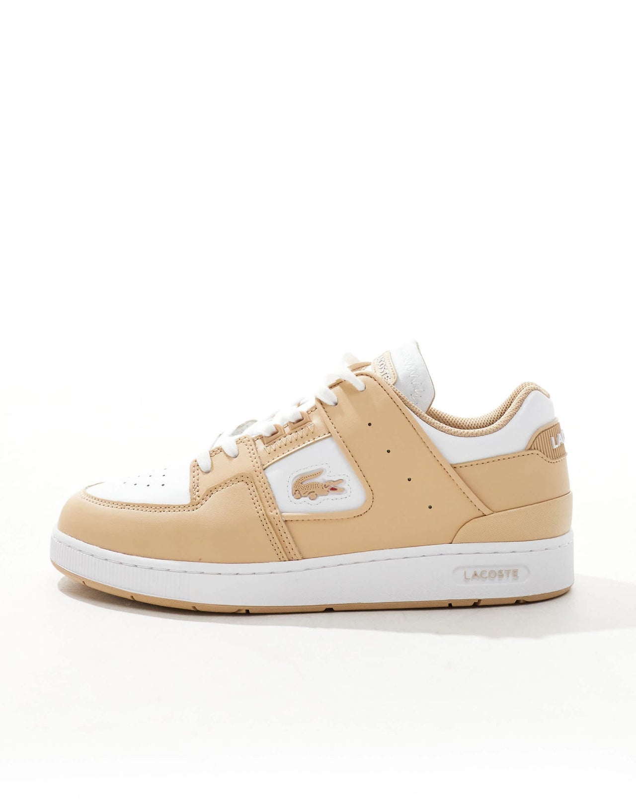 Lacoste court cage 124 1 sma trainers in brown - ASOS Sample Sale EU Store