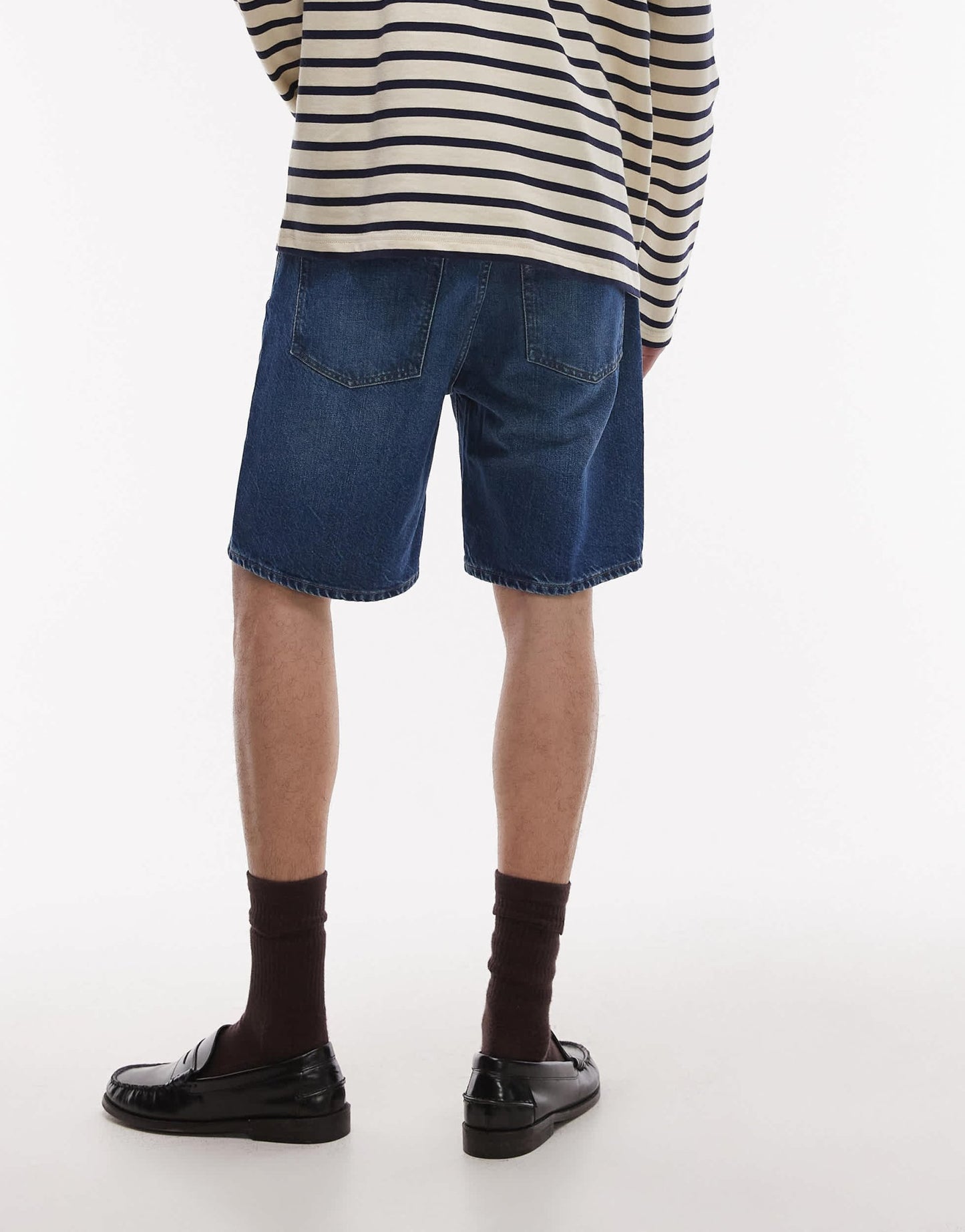Lacoste denim shorts in darkwash blue - ASOS Sample Sale EU Store