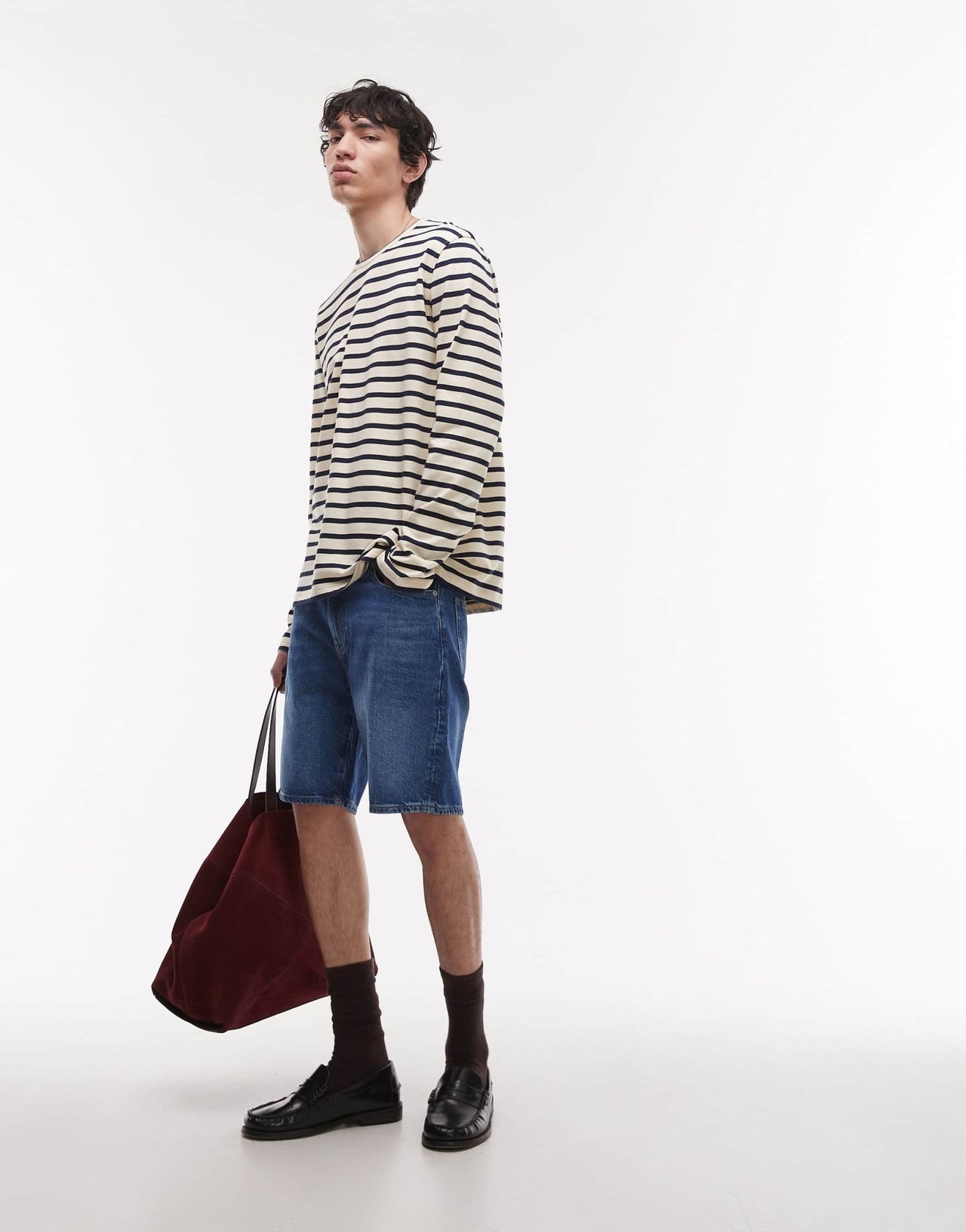 Lacoste denim shorts in darkwash blue - ASOS Sample Sale EU Store