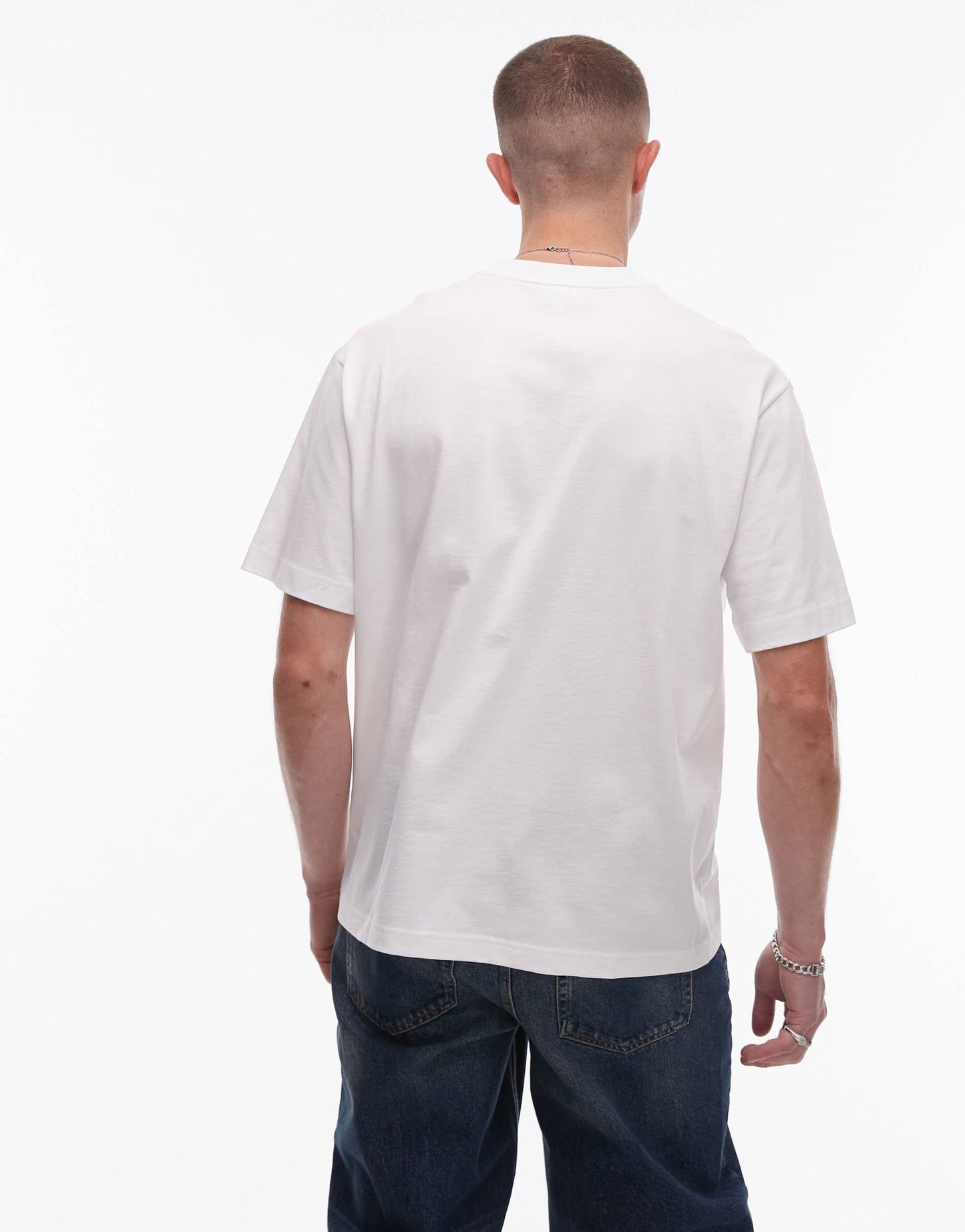 Lacoste front signature logo t-shirt in white - ASOS Sample Sale EU Store