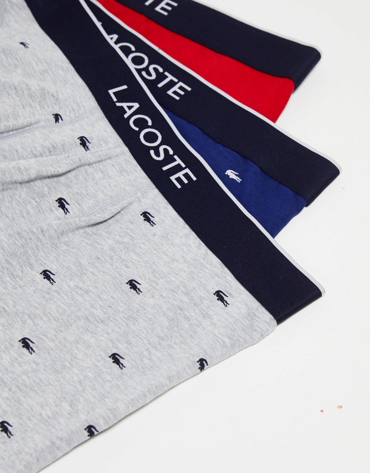 Lacoste graphics 3 pack trunks in multi - ASOS Sample Sale EU Store