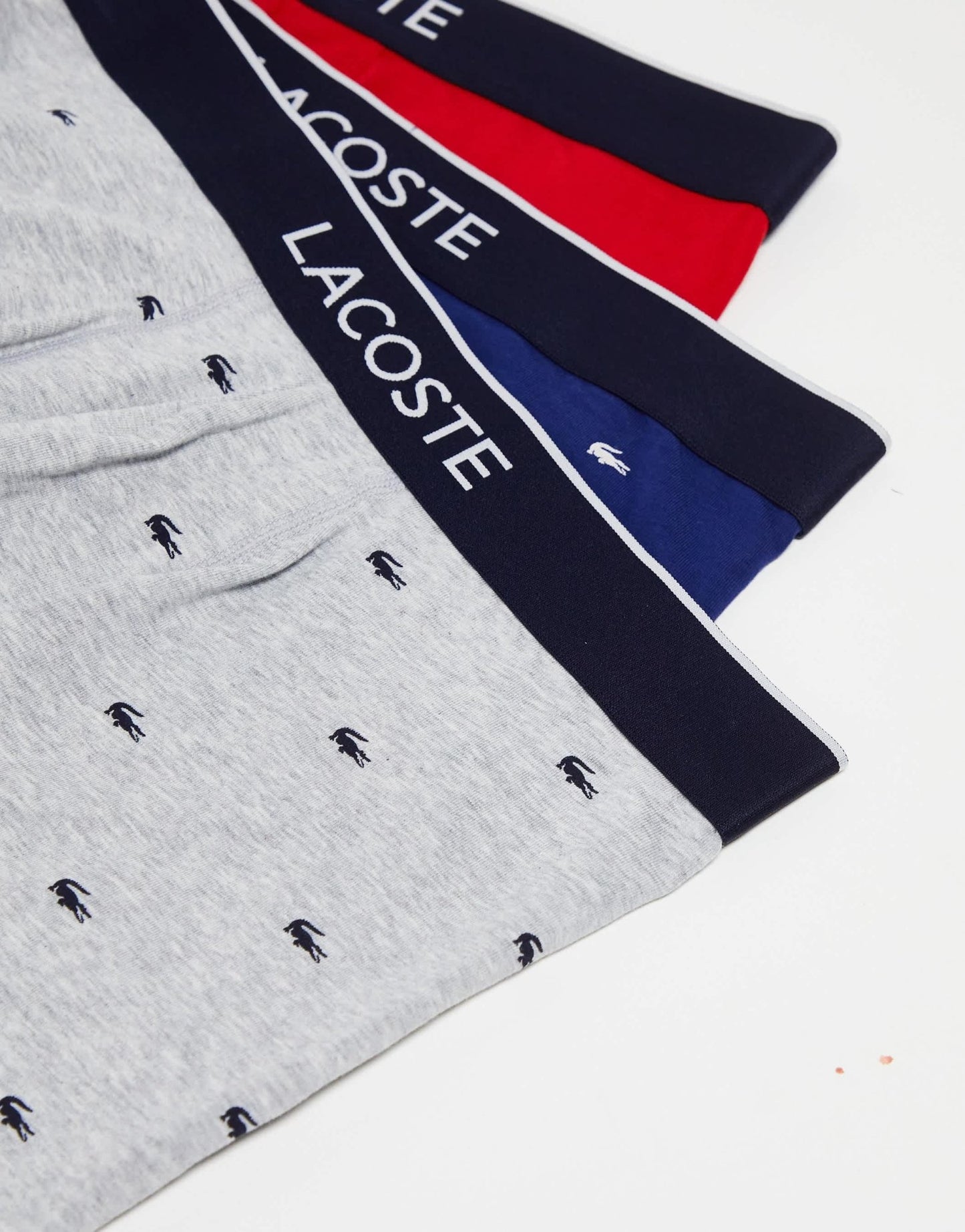Lacoste graphics 3 pack trunks in multi - ASOS Sample Sale EU Store