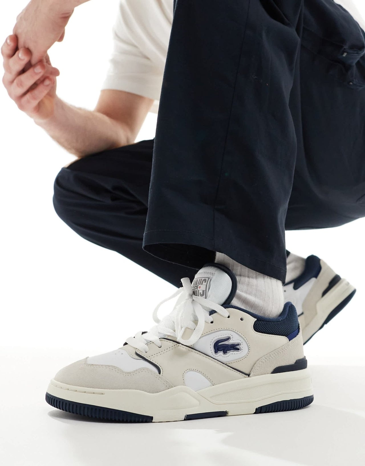 Lacoste lineshot 124 1 sma trainers in multi - ASOS Sample Sale EU Store
