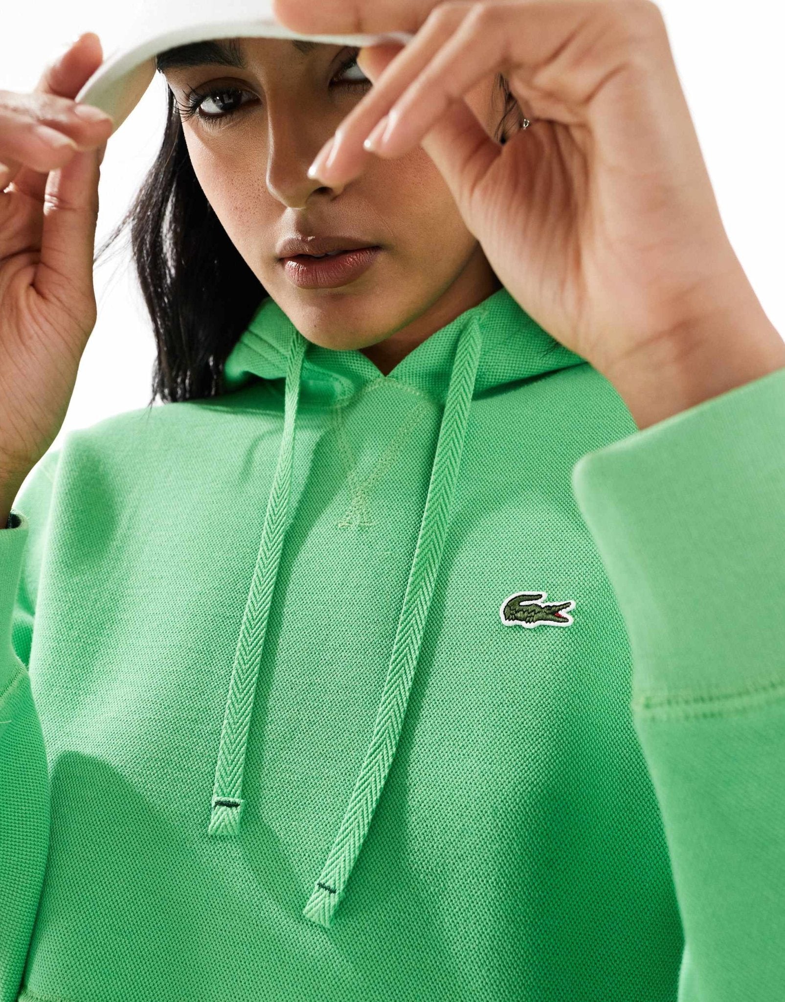 Lacoste logo hoodie in bright green - ASOS Sample Sale EU Store