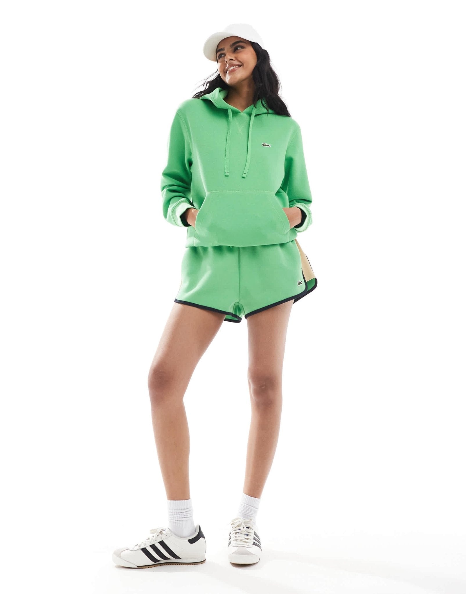 Lacoste logo hoodie in bright green - ASOS Sample Sale EU Store