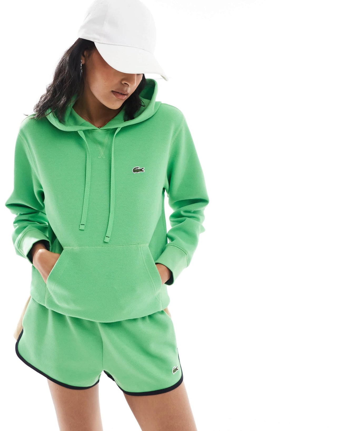 Lacoste logo hoodie in bright green - ASOS Sample Sale EU Store