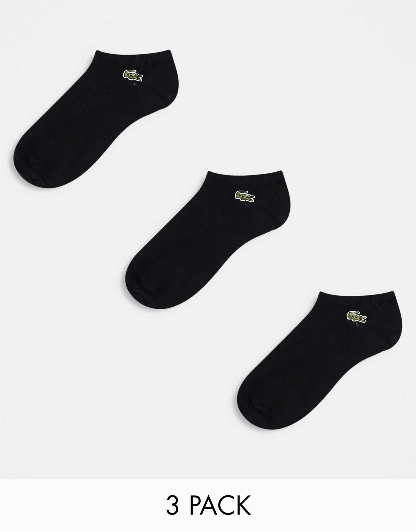 Lacoste pack of 3 socks in black - ASOS Sample Sale EU Store