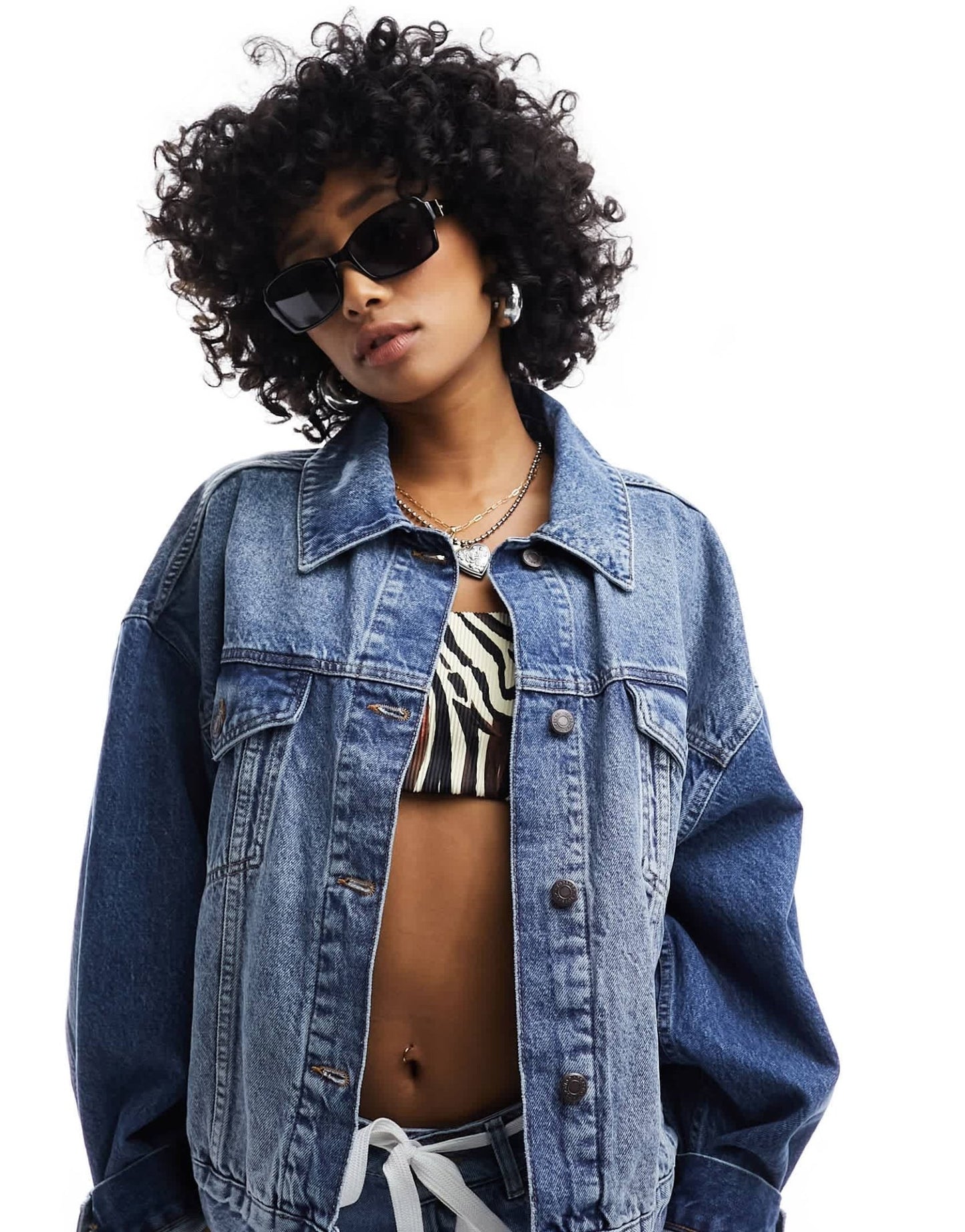 Le Specs trance rectangle sunglasses in black - ASOS Sample Sale EU Store