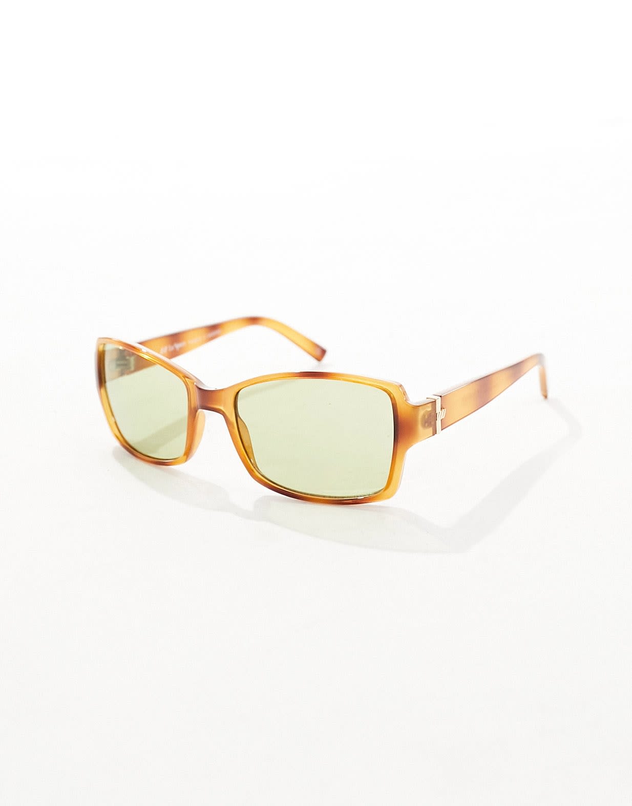 Le Specs trance rectangle sunglasses in vintage tort - ASOS Sample Sale EU Store