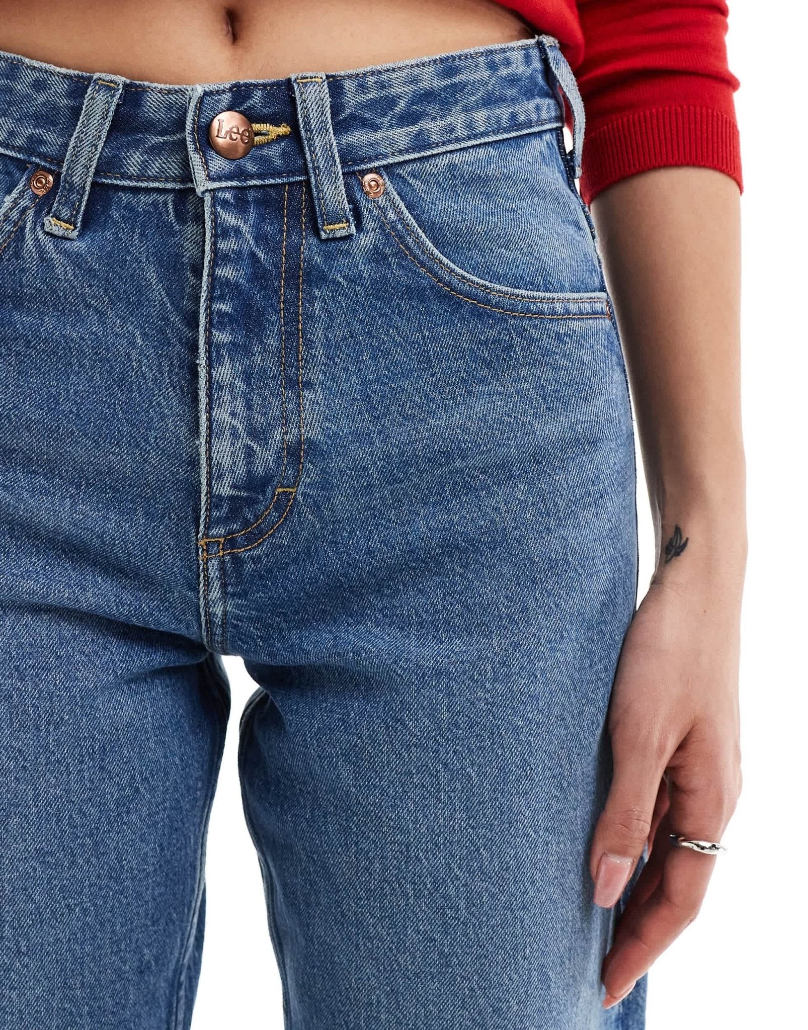 Lee Rider classic straight fit jeans in mid wash - ASOS Sample Sale EU Store