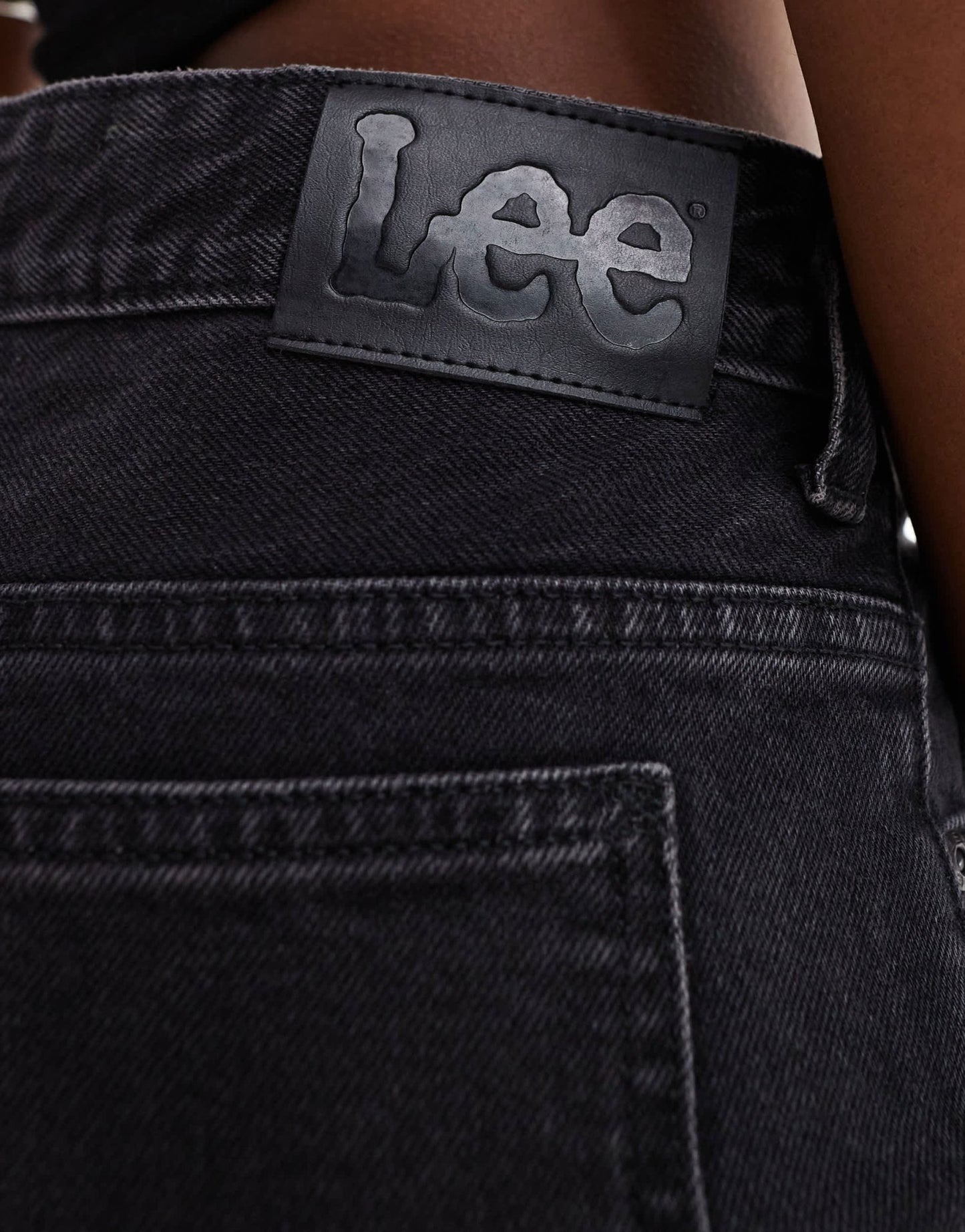 Lee Rider Loose straight fit jeans in washed black - ASOS Sample Sale EU Store