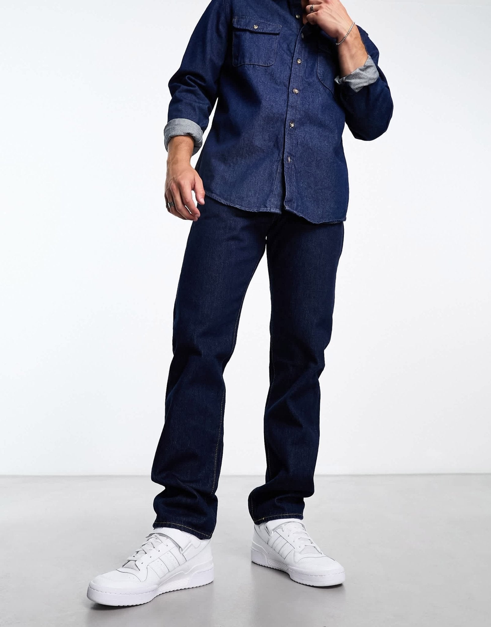 Levi's 501 '54 straight fit jeans in dark blue - ASOS Sample Sale EU Store