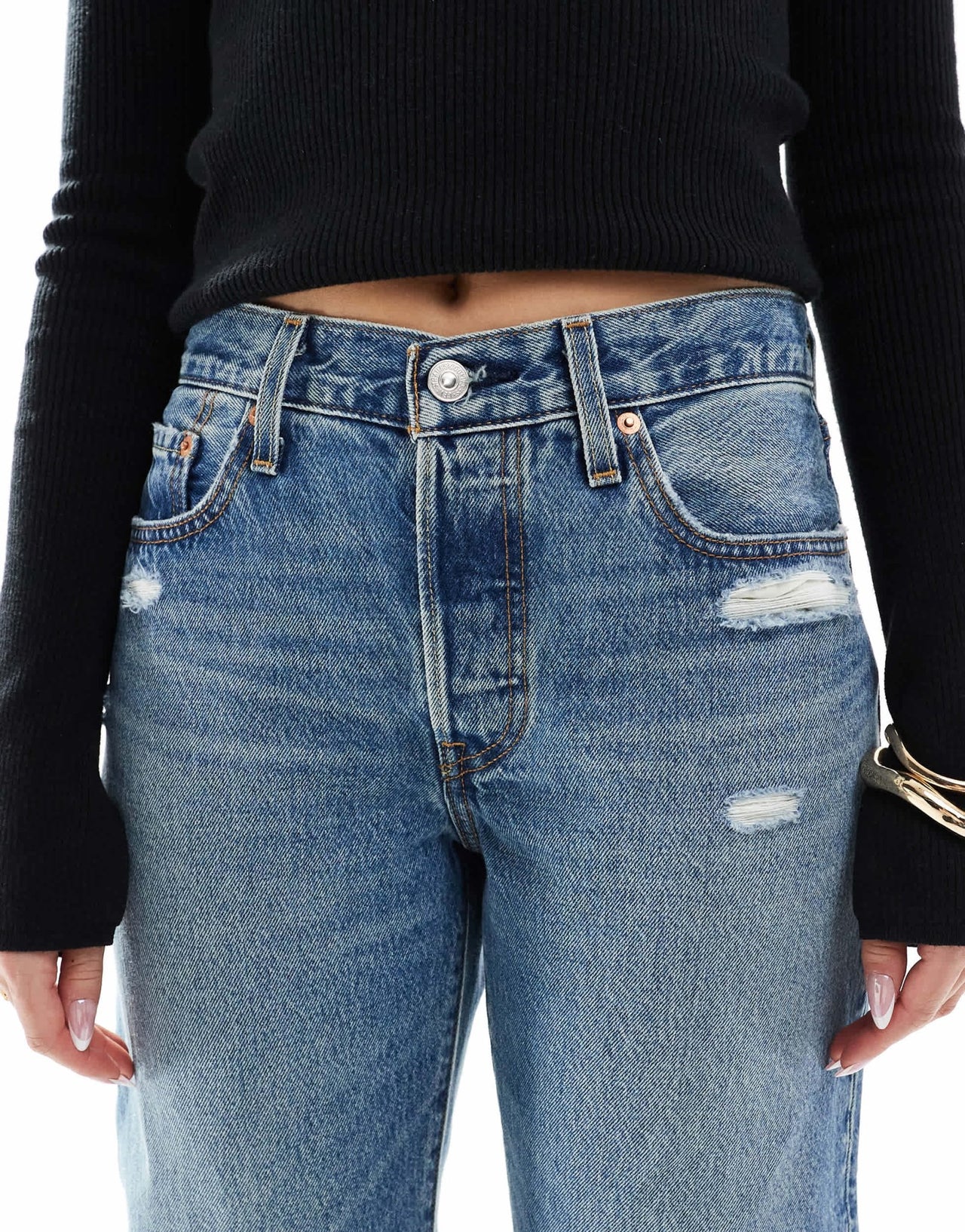 Levi's 501 90's jeans in vintage mid wash blue - ASOS Sample Sale EU Store