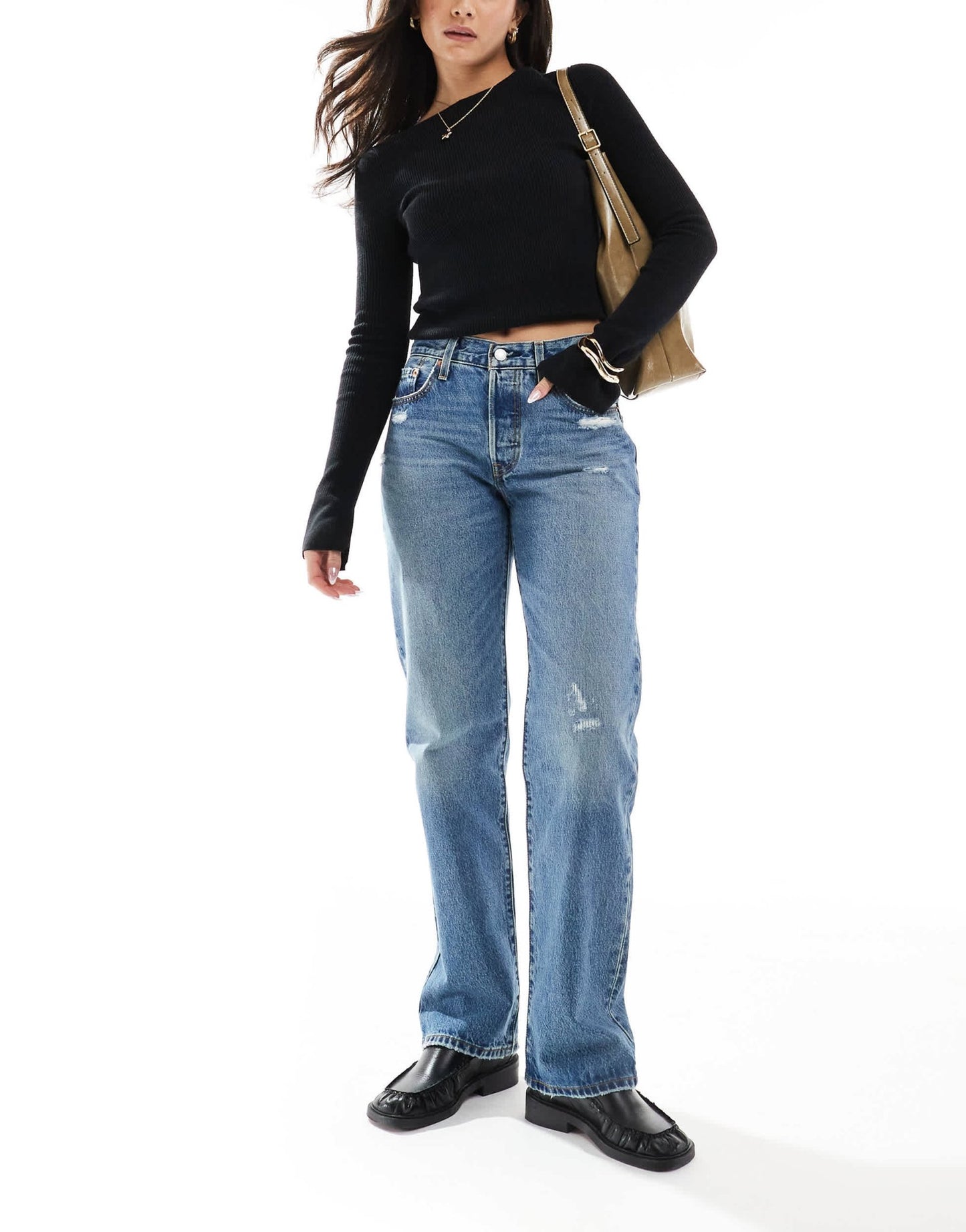 Levi's 501 90's jeans in vintage mid wash blue - ASOS Sample Sale EU Store