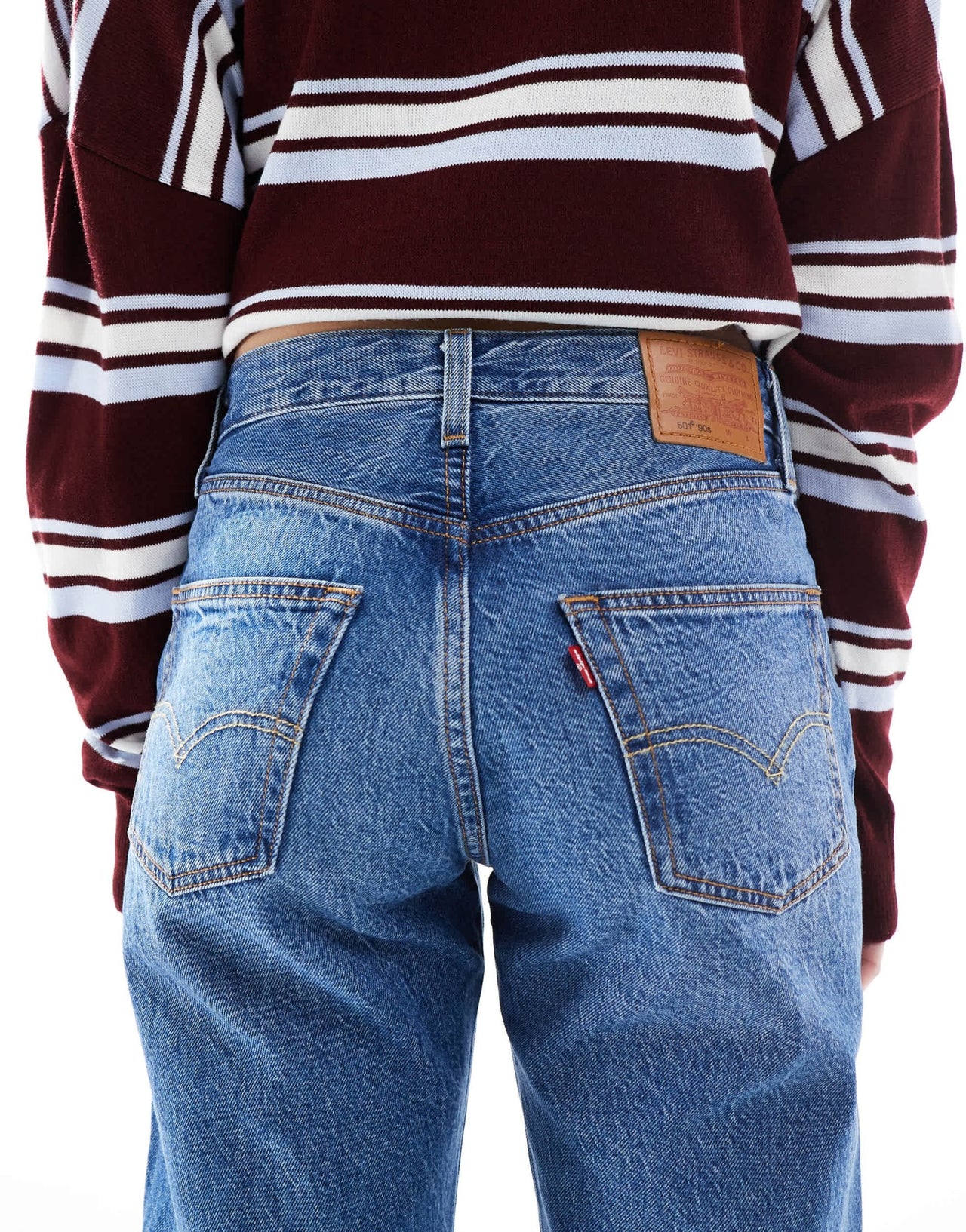 Levi's 501 '90s light weight denim jeans in mid blue - ASOS Sample Sale EU Store