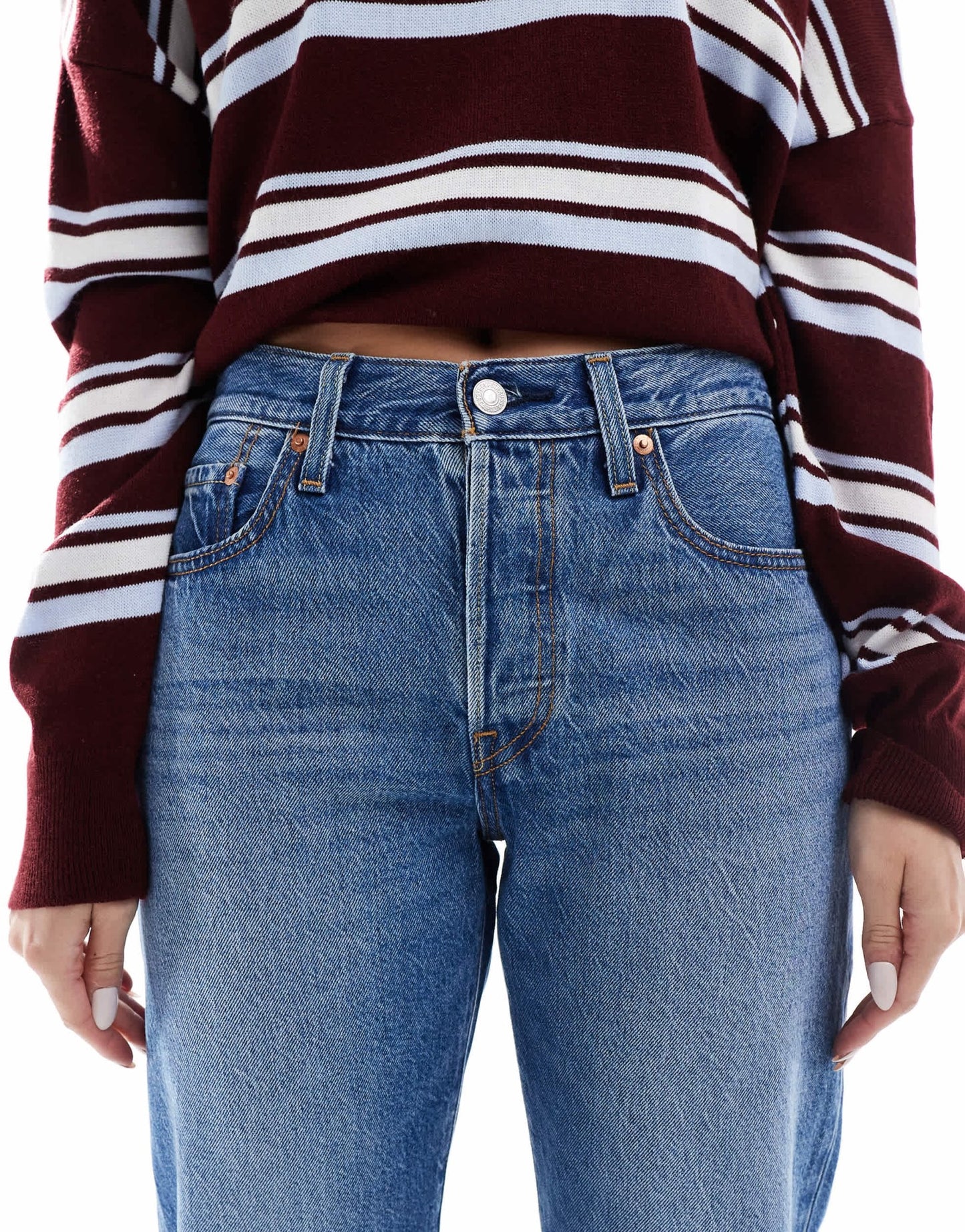 Levi's 501 '90s light weight denim jeans in mid blue - ASOS Sample Sale EU Store