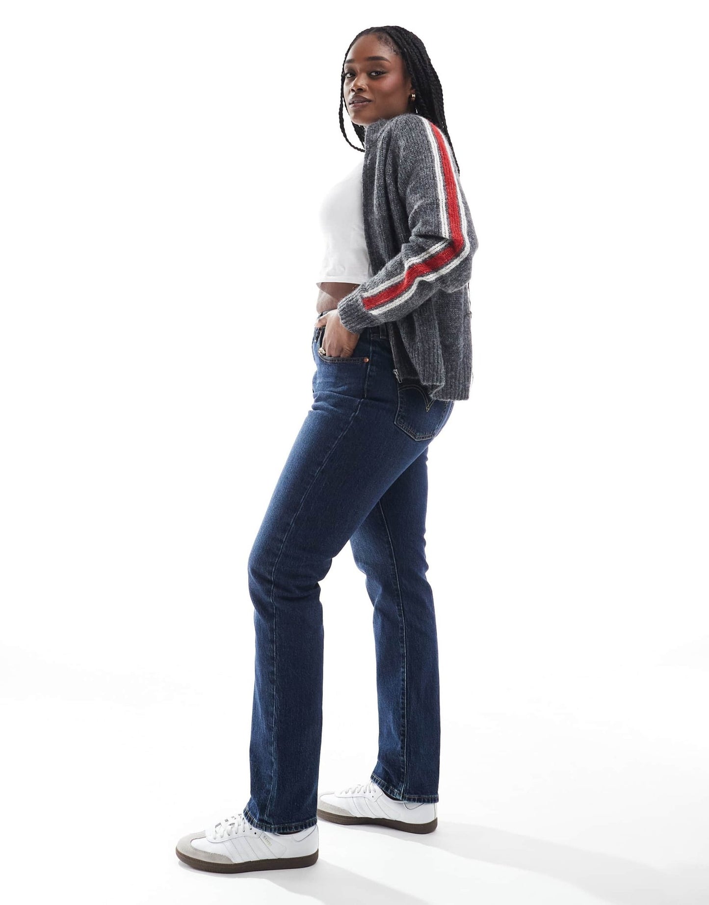 Levi's 501 original straight fit jeans in dark blue wash - ASOS Sample Sale EU Store