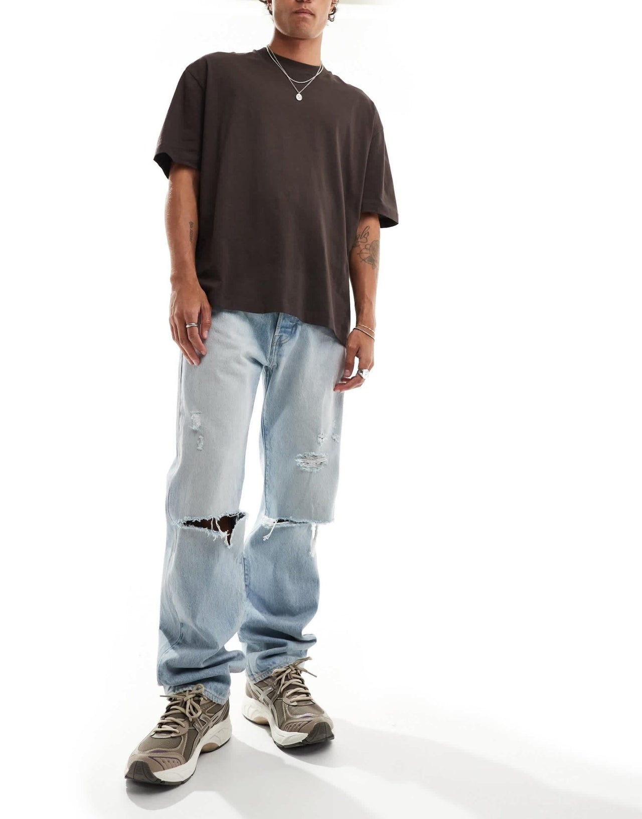 Levi's 501 original straight fit jeans in light blue - ASOS Sample Sale EU Store