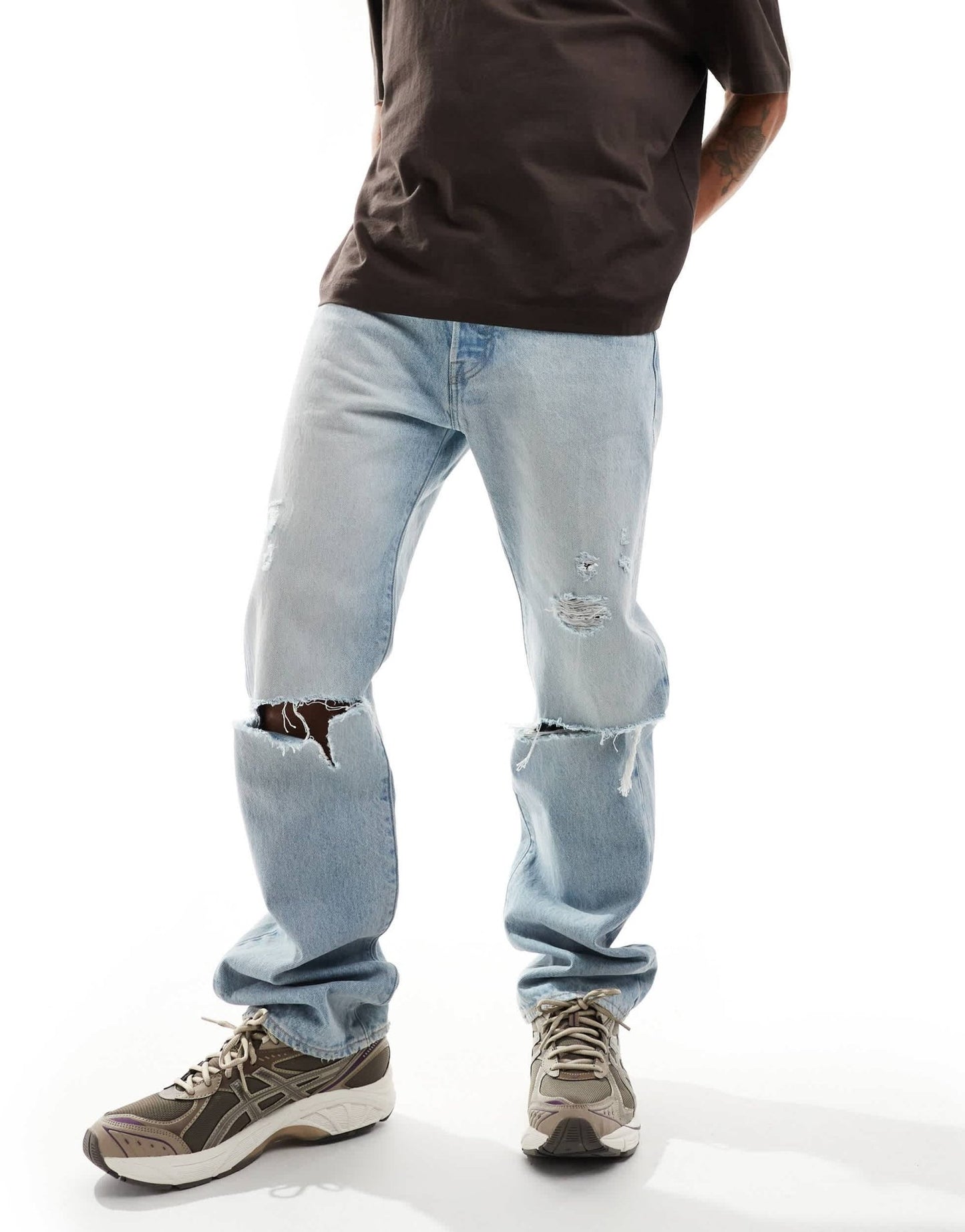 Levi's 501 original straight fit jeans in light blue - ASOS Sample Sale EU Store