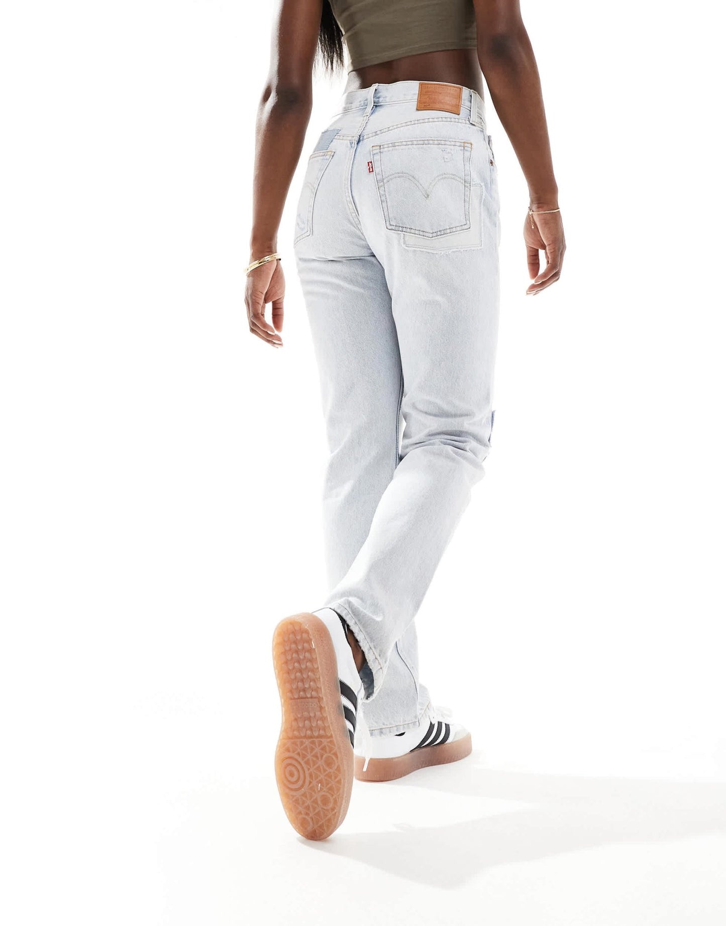 Levi's 501 original straight fit jeans in light blue wash - ASOS Sample Sale EU Store