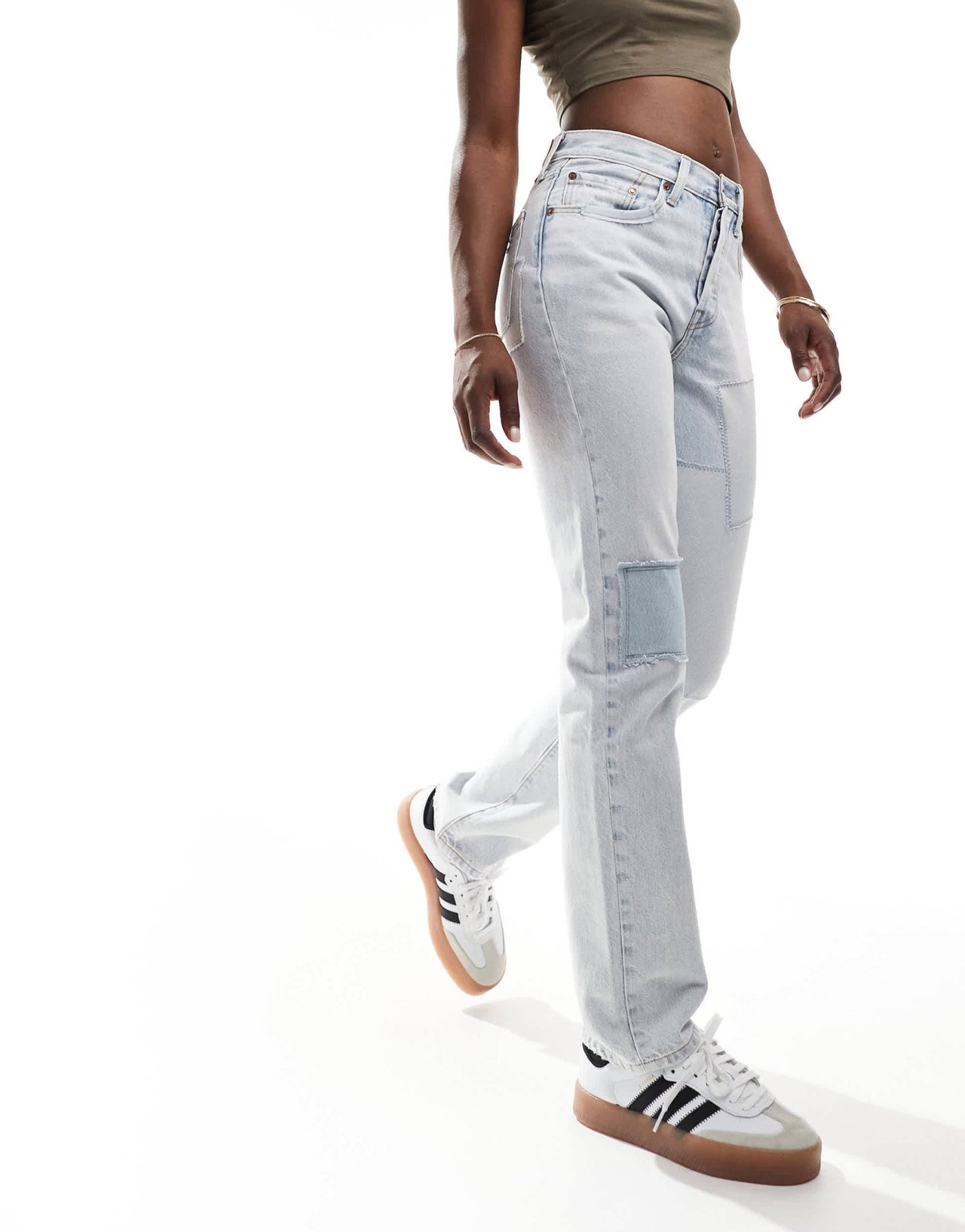 Levi's 501 original straight fit jeans in light blue wash - ASOS Sample Sale EU Store