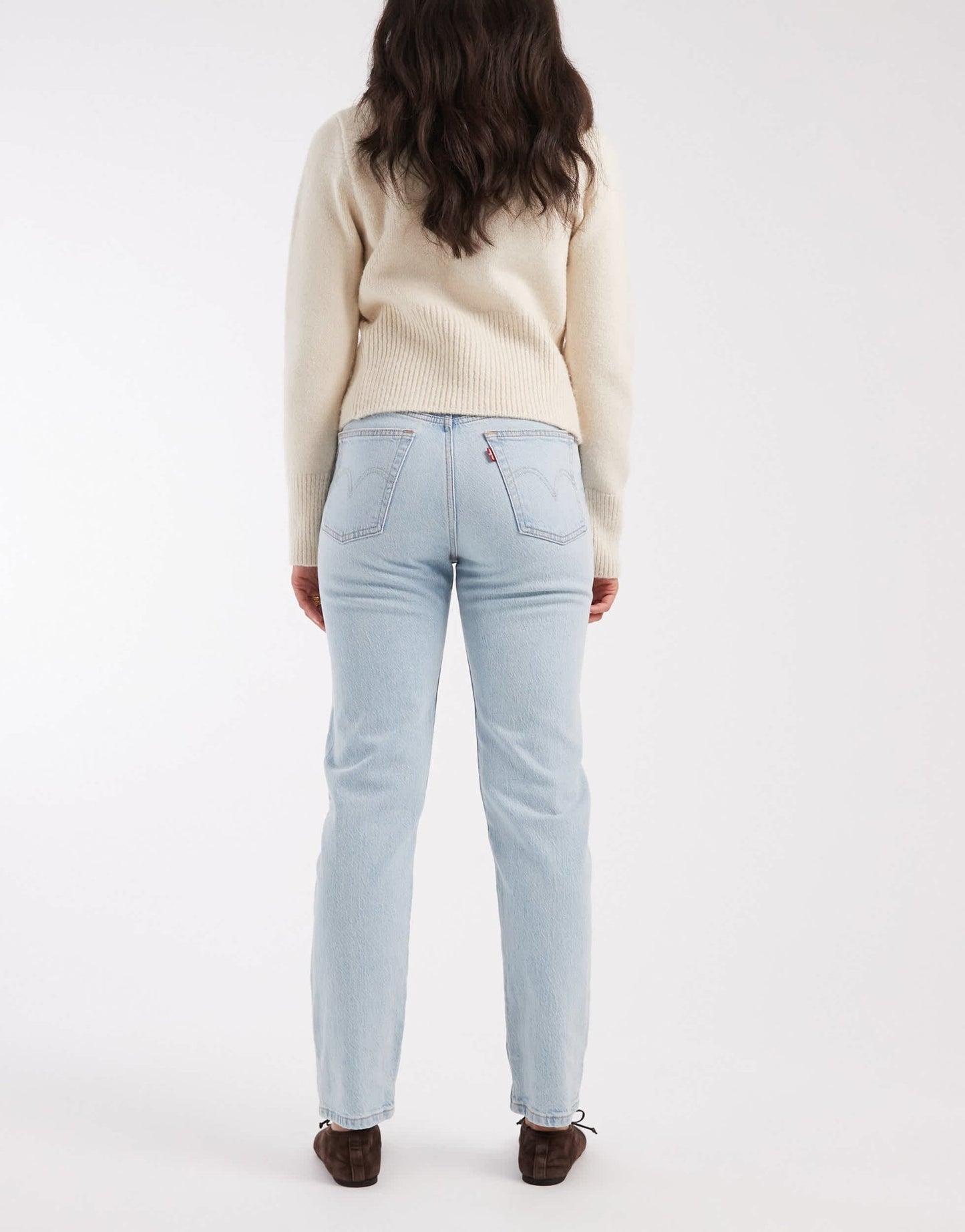 Levi's 501 straight crop jeans in light blue - ASOS Sample Sale EU Store