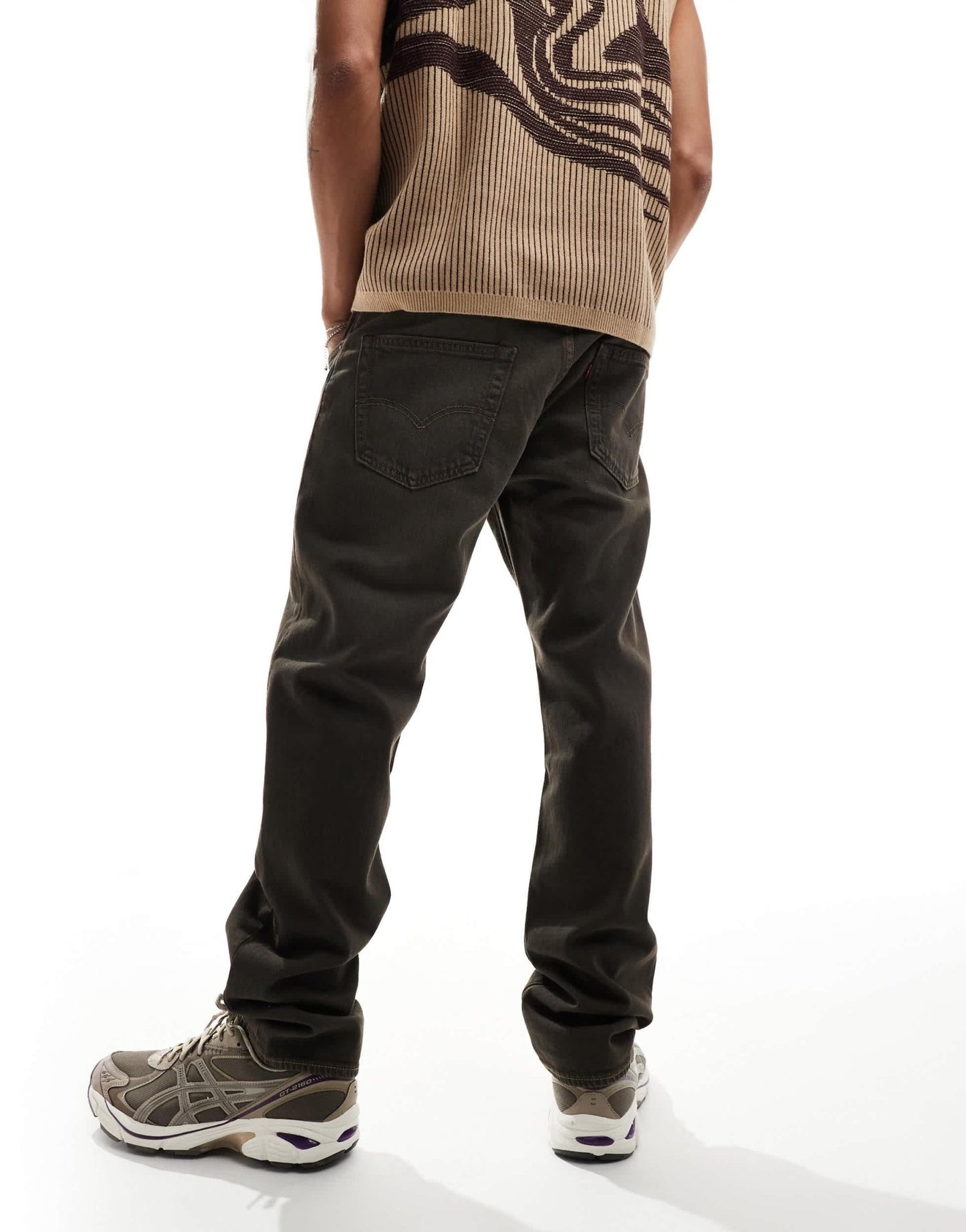 Levi's 502 tapered fit jeans in washed black - ASOS Sample Sale EU Store