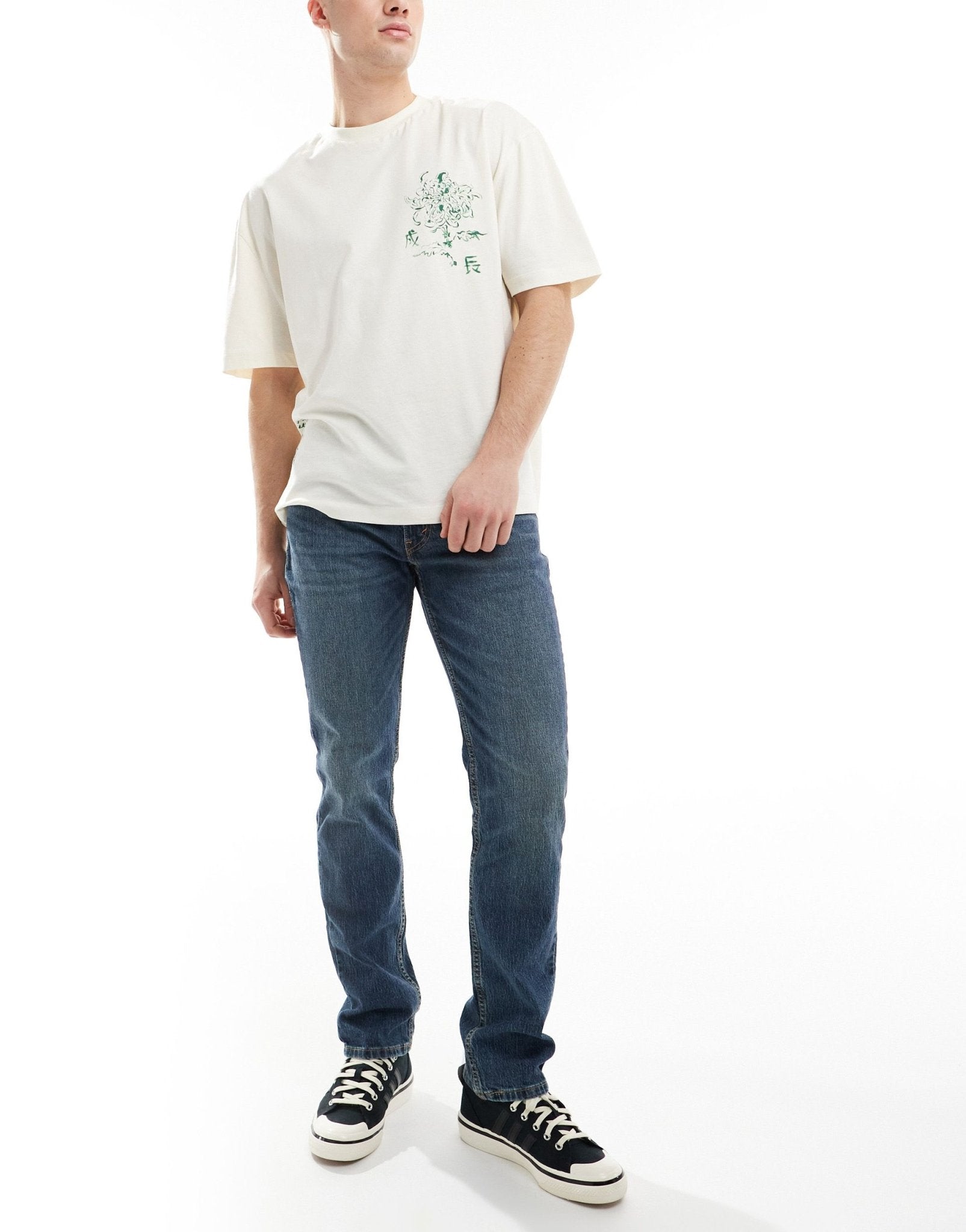 Levi's 511 slim fit performance cool denim jeans in mid blue - ASOS Sample Sale EU Store