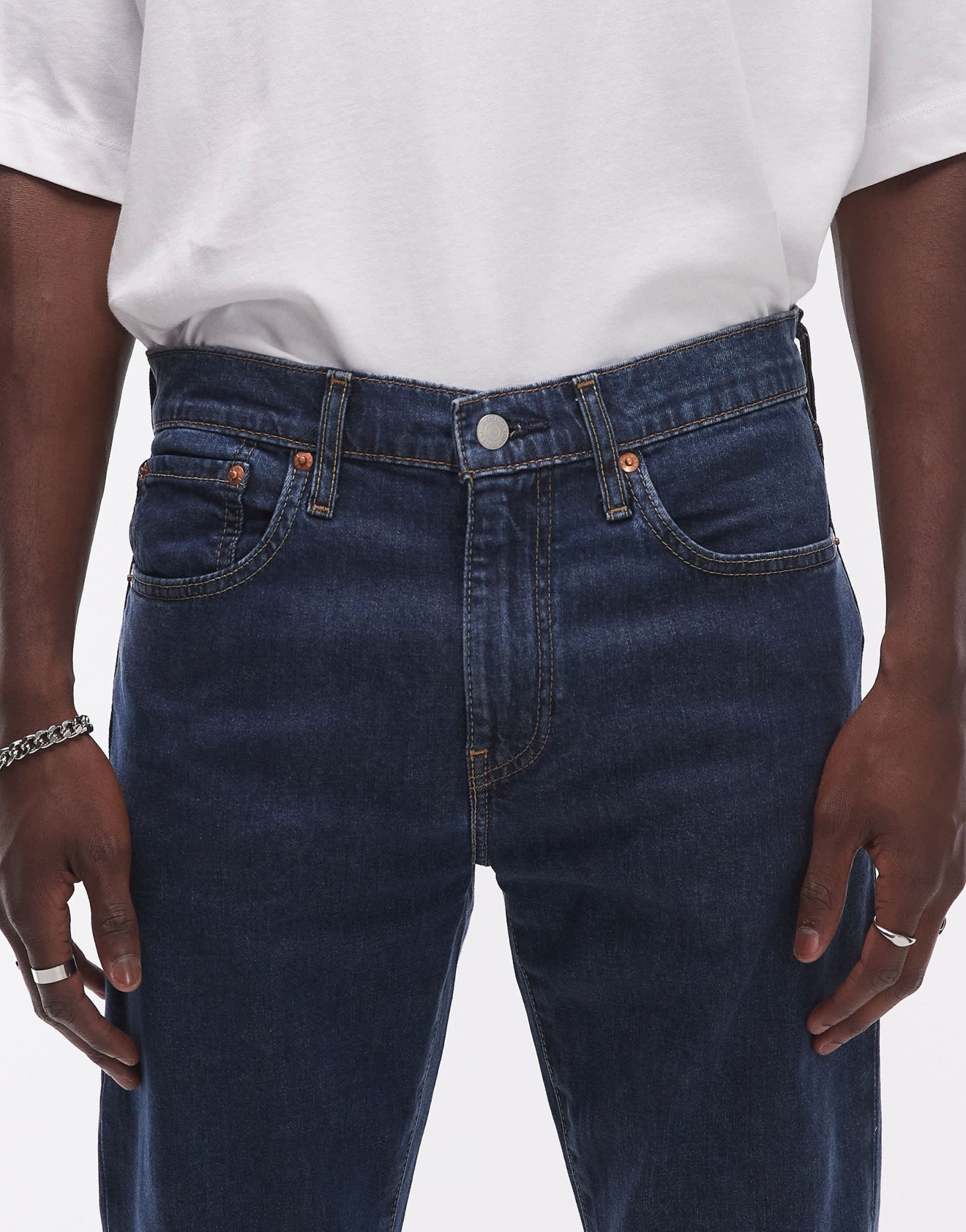 Levi's 512 slim taper jeans in dark blue - ASOS Sample Sale EU Store