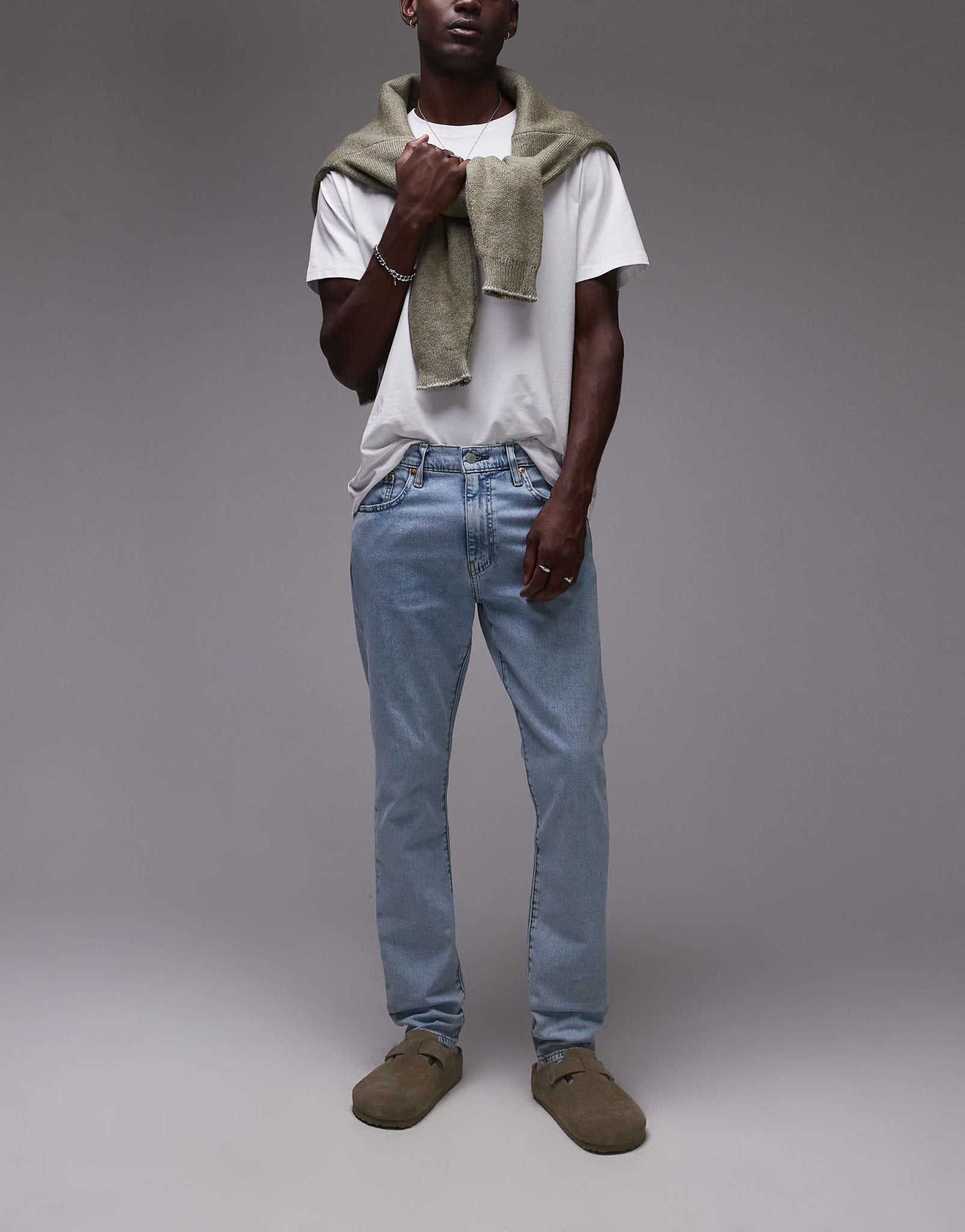 Levi's 512 slim taper jeans in light blue - ASOS Sample Sale EU Store