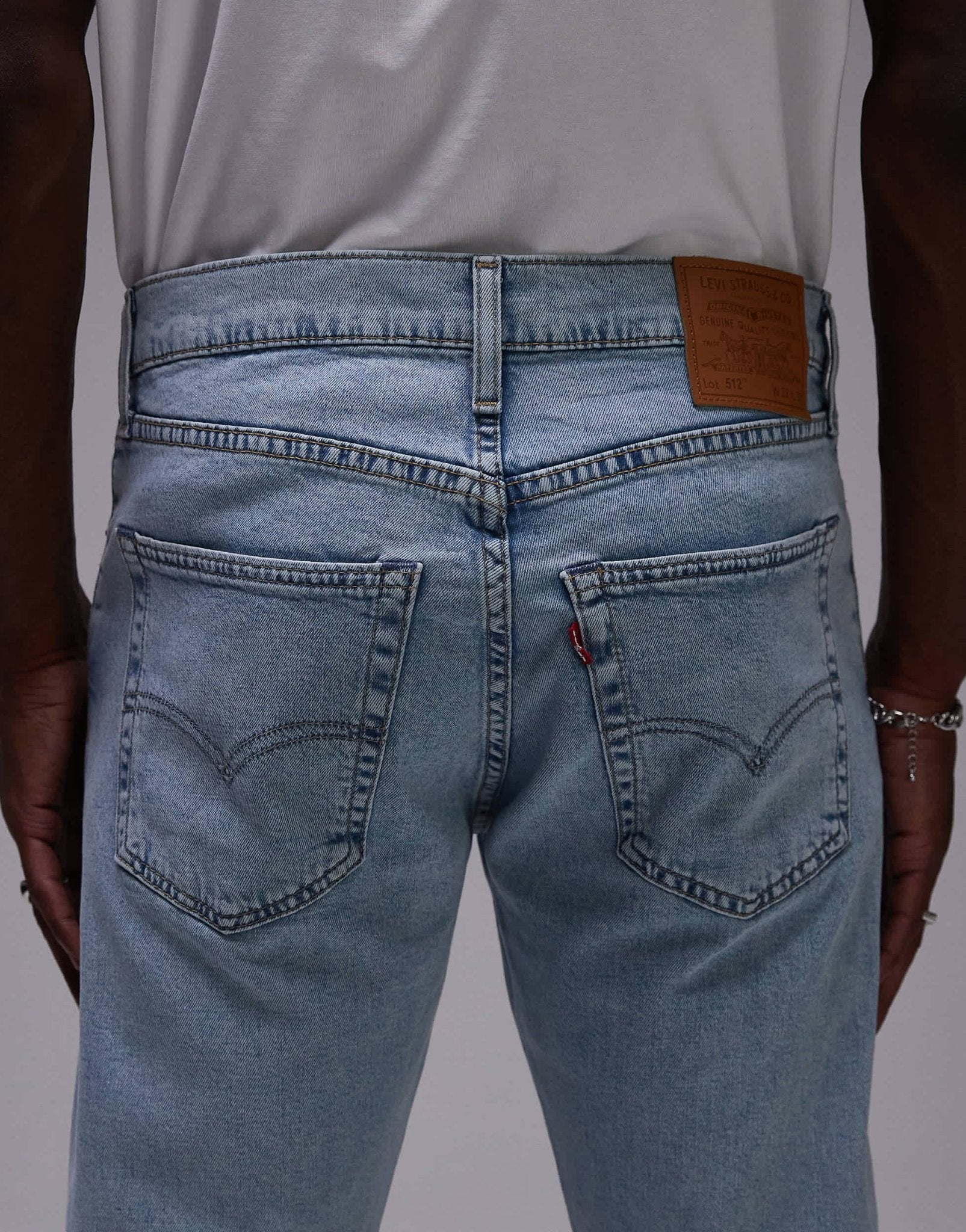 Levi's 512 slim taper jeans in light blue - ASOS Sample Sale EU Store